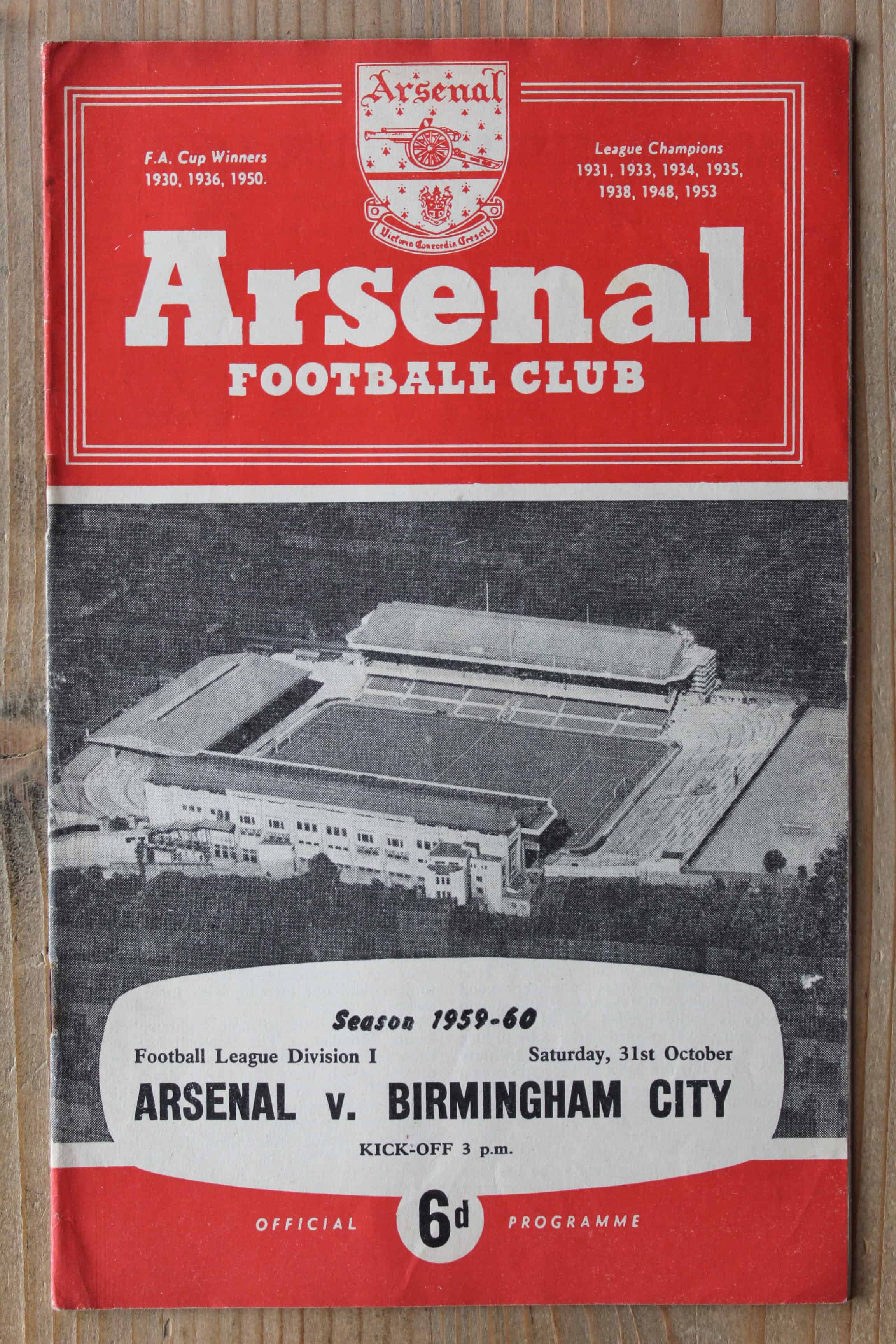 Arsenal FC v Birmingham City FC