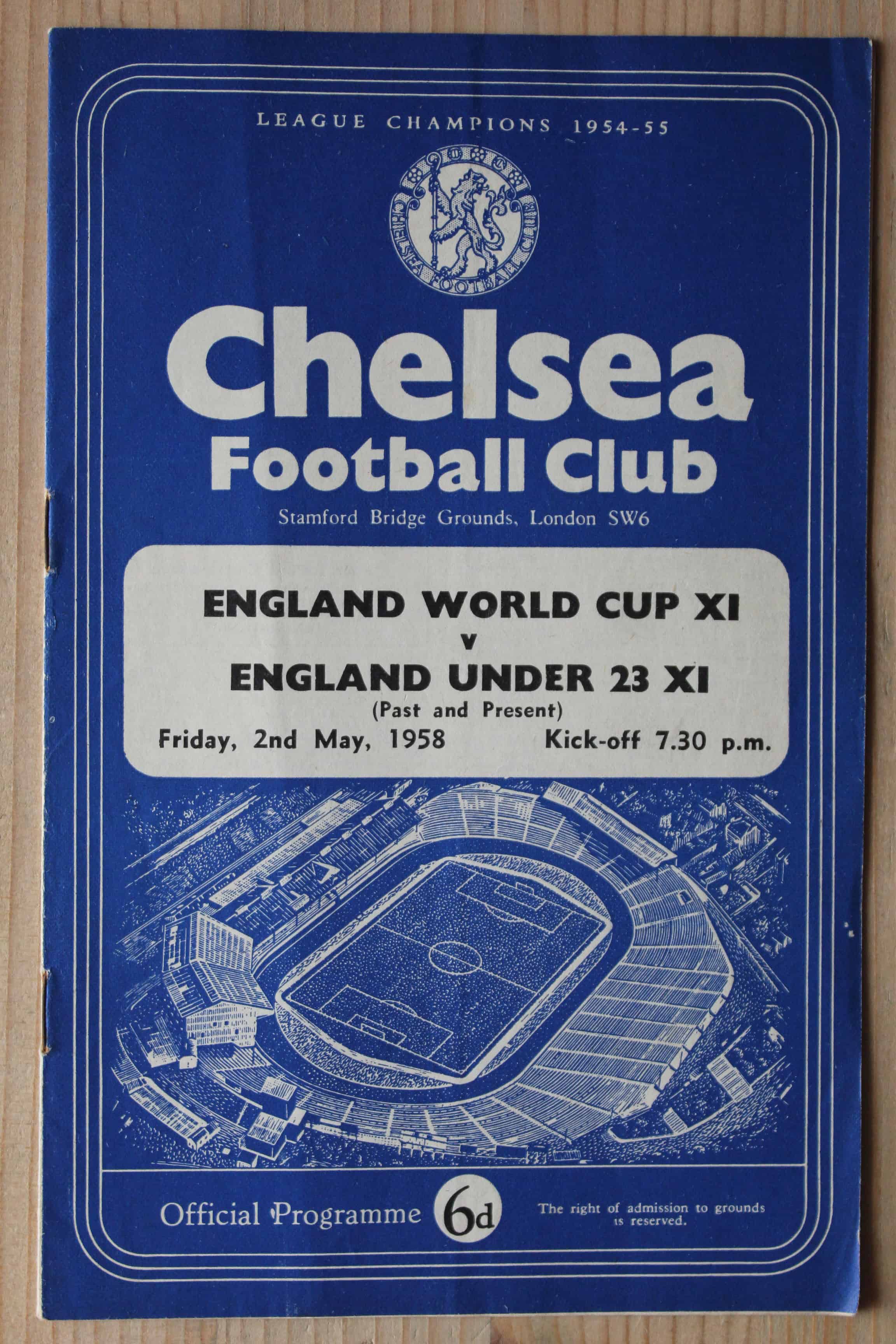 England World Cup XI   v England Under 23 XI