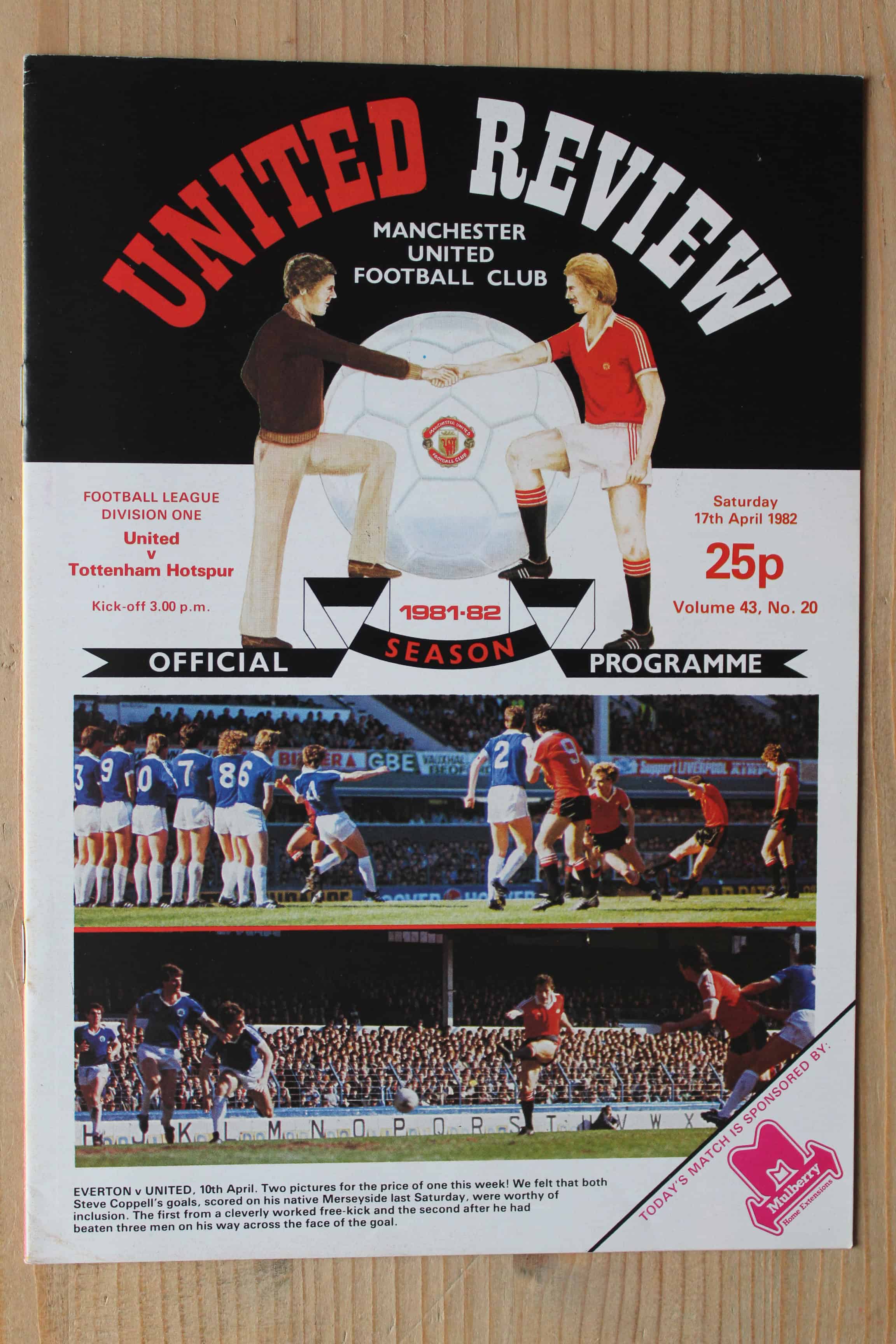 Manchester United FC v Tottenham Hotspur FC