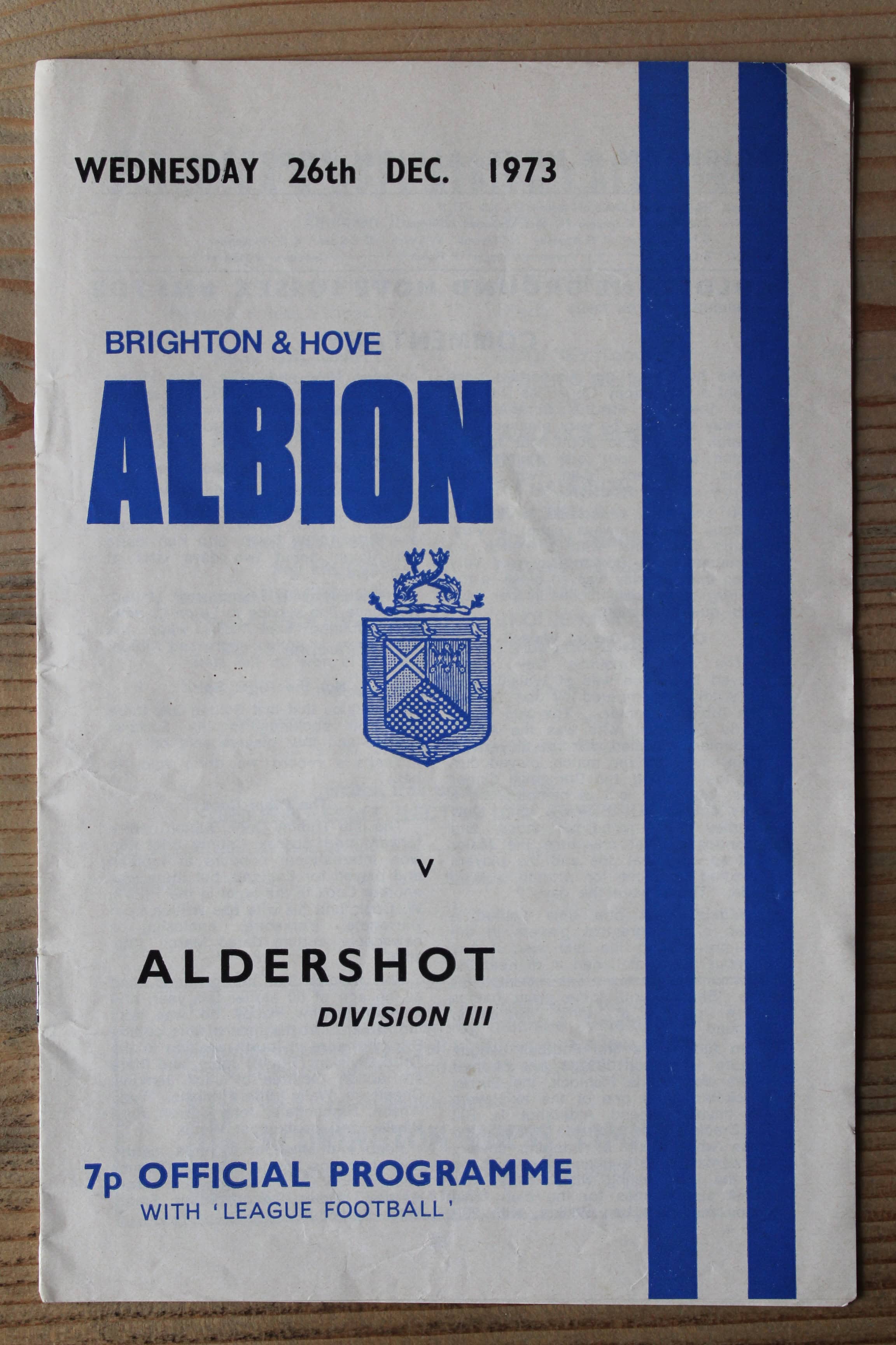 Brighton & Hove Albion FC v Aldershot F.C