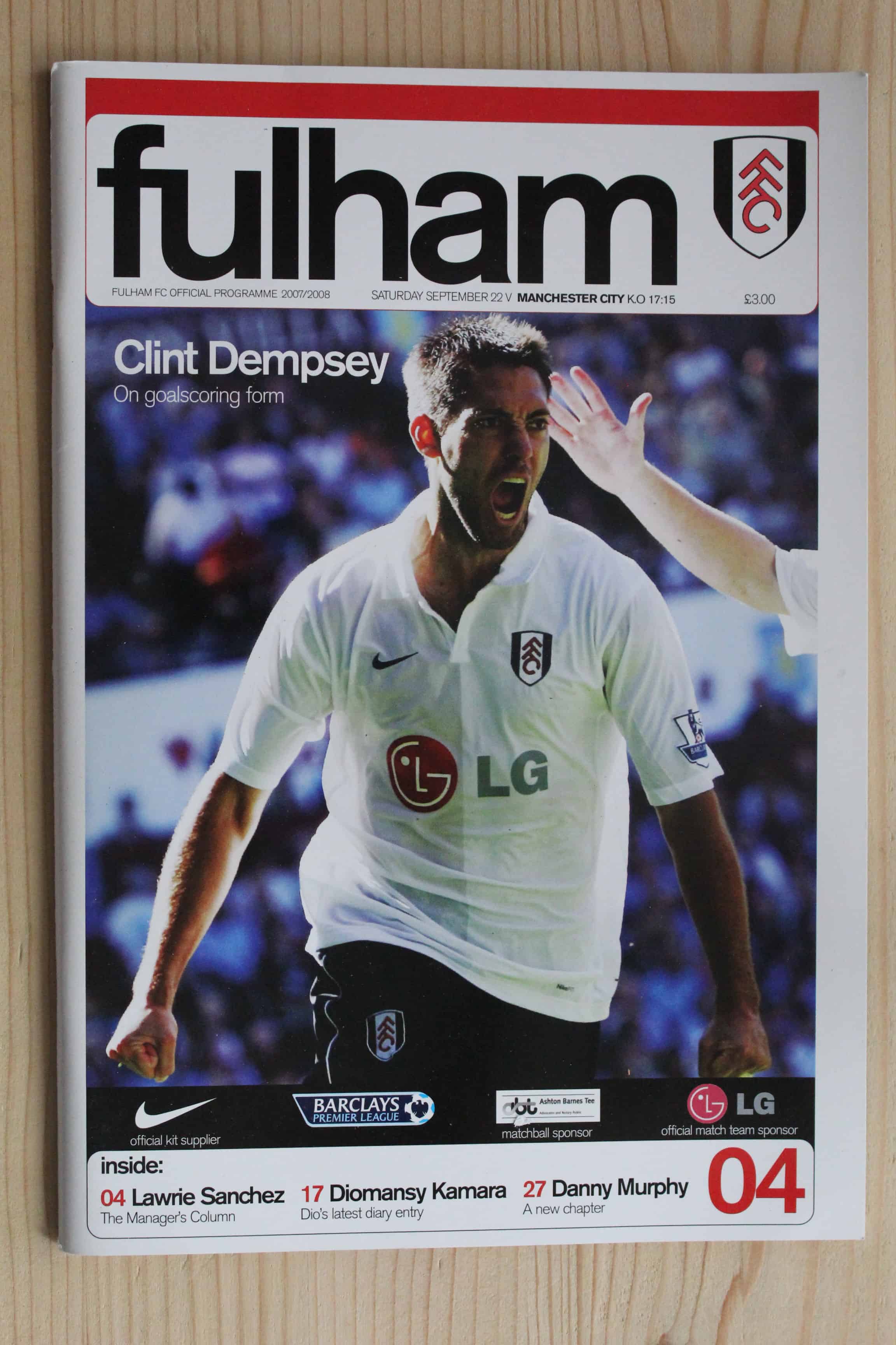 Fulham FC v Manchester City FC
