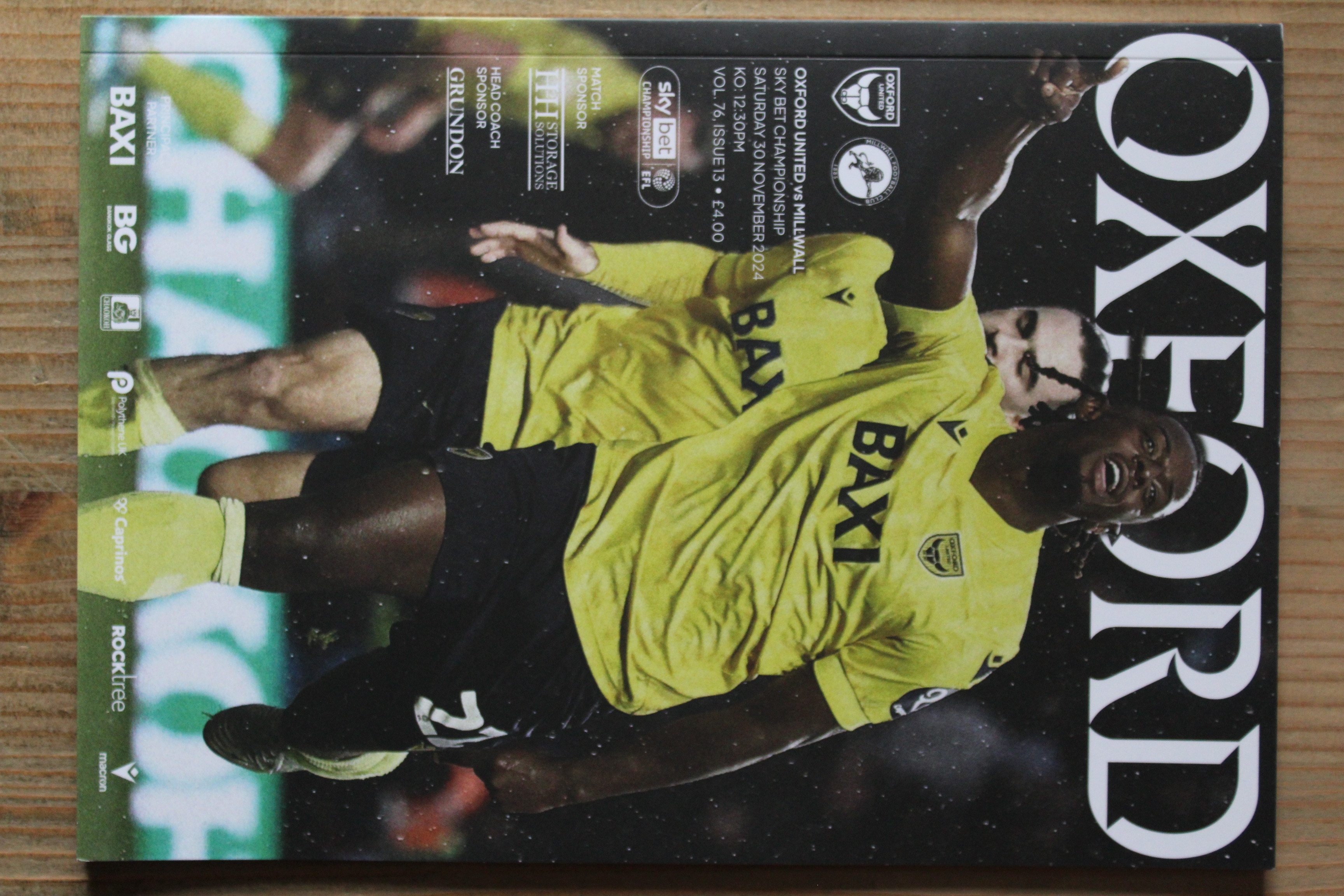 Oxford United FC v Millwall FC