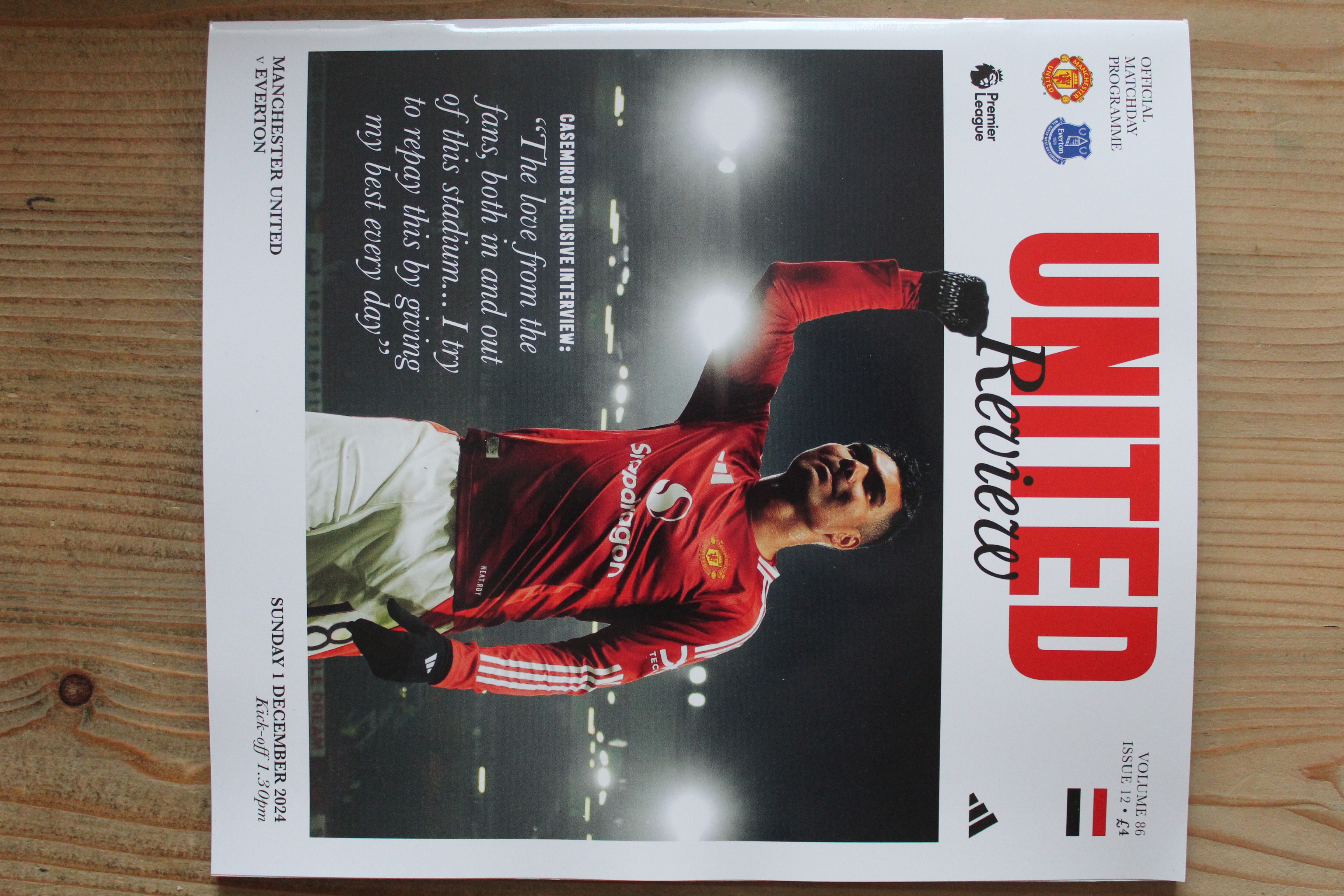 Manchester United FC v Everton FC