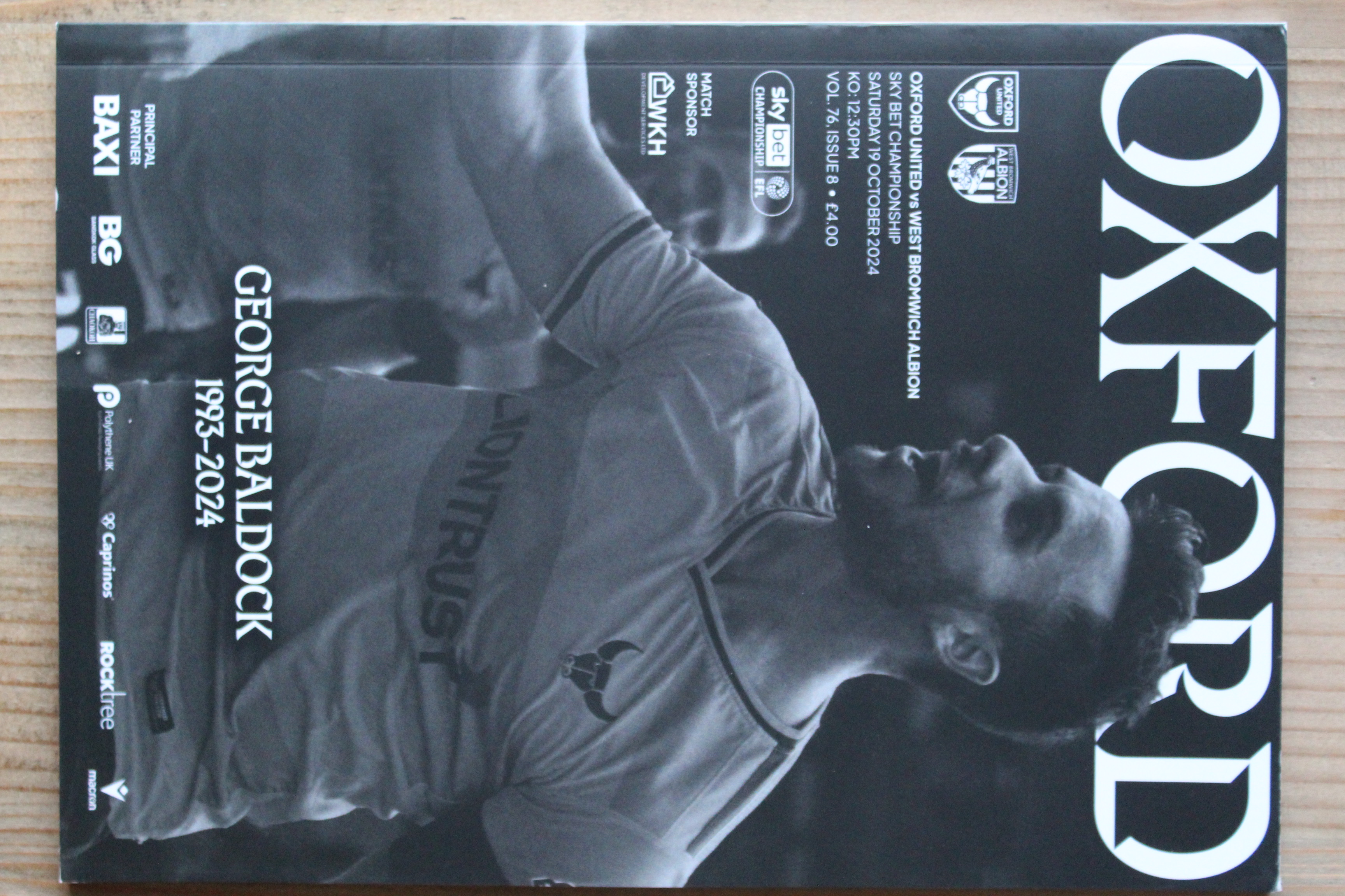 Oxford United FC v West Bromwich Albion FC 