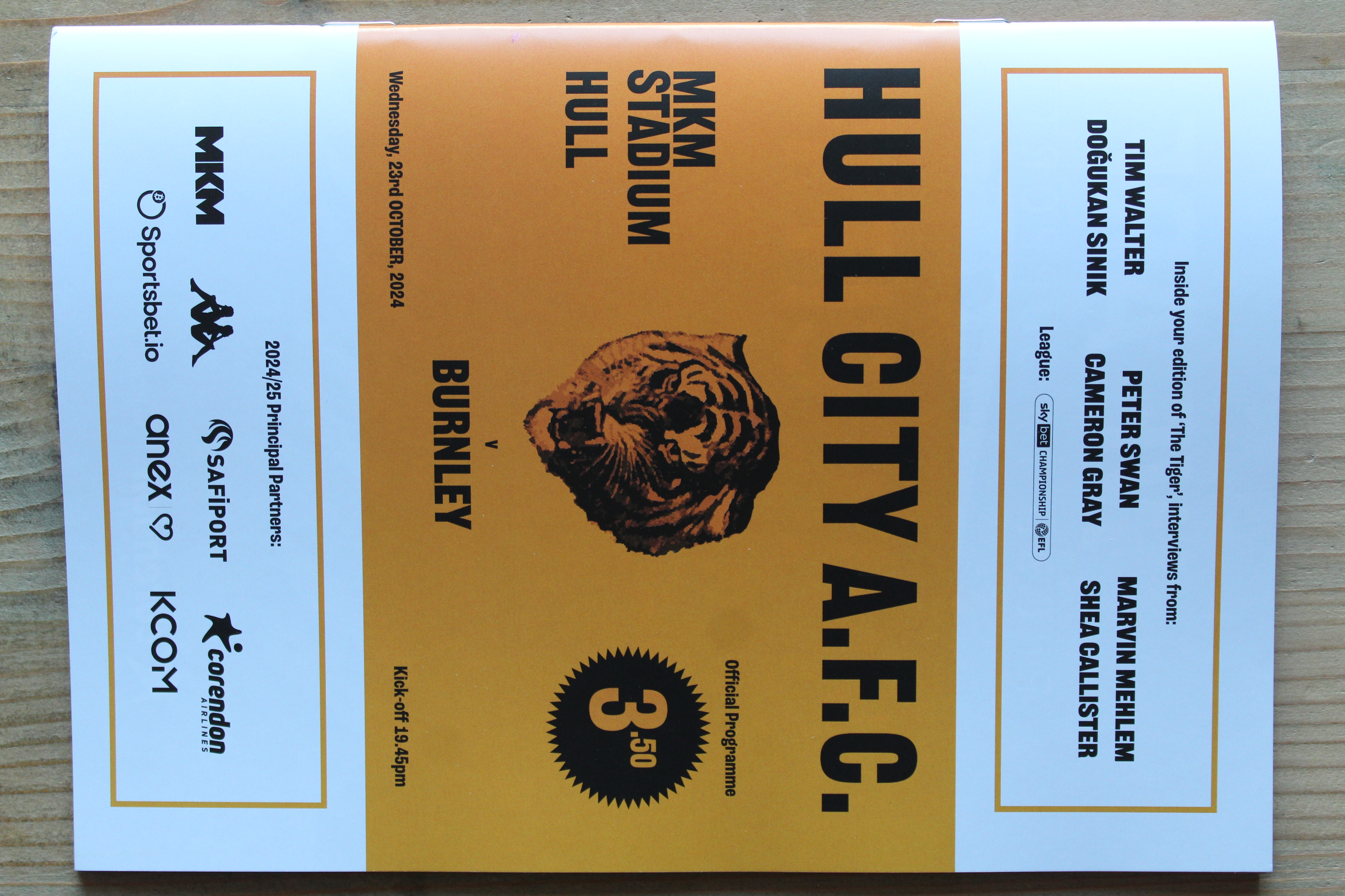 Hull City FC v Burnley FC