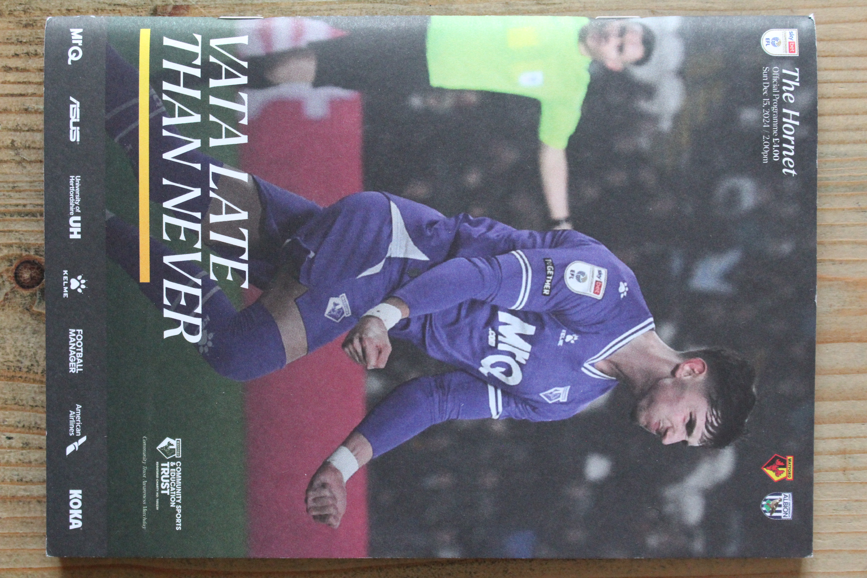 Watford FC v West Bromwich Albion FC 