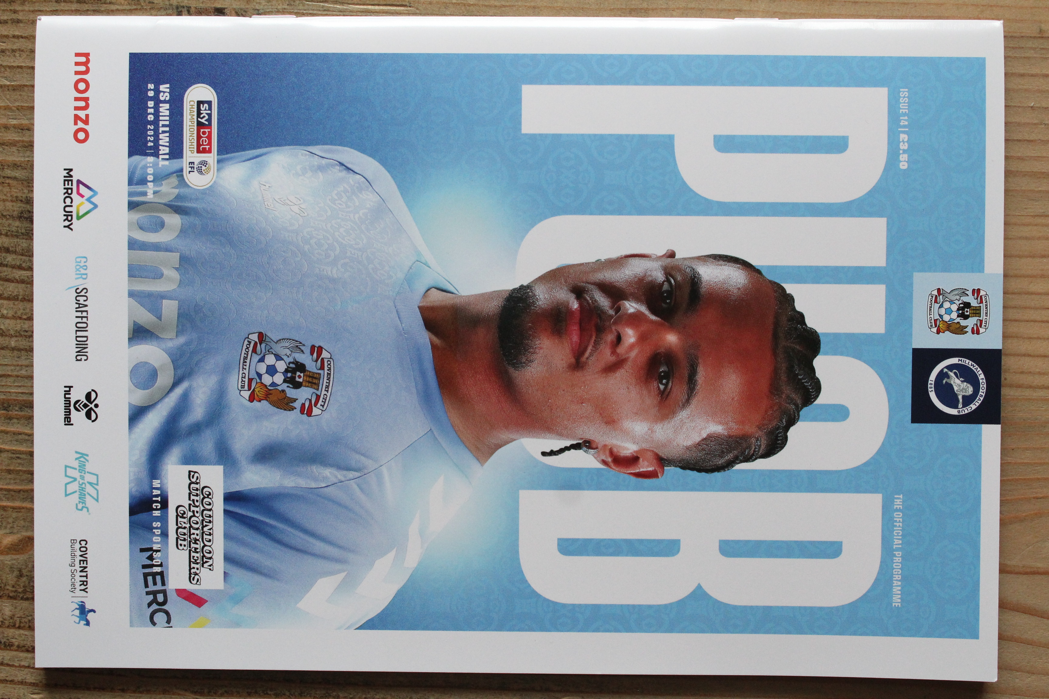 Coventry City FC v Millwall FC