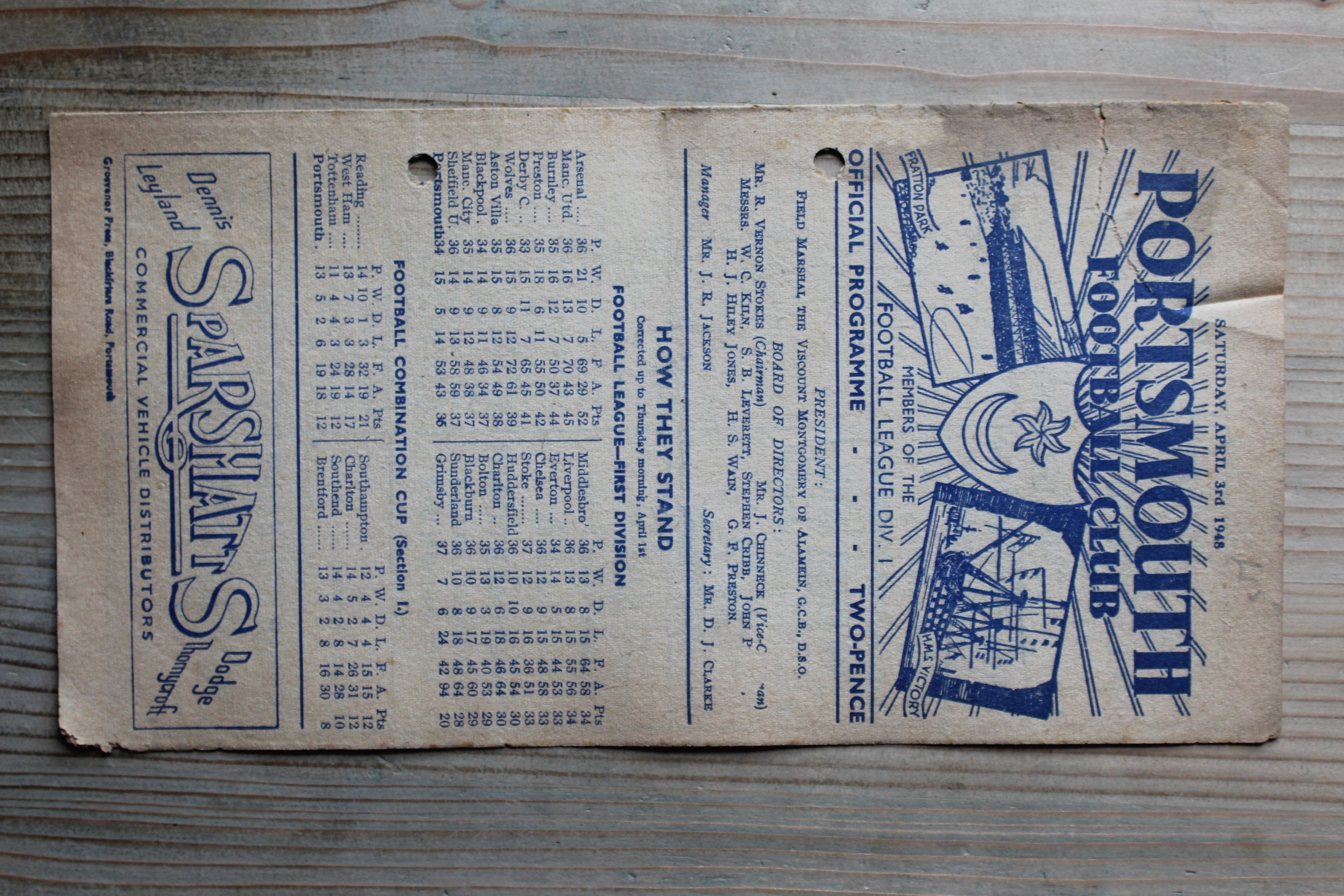 Portsmouth FC v Wolverhampton Wanderers FC