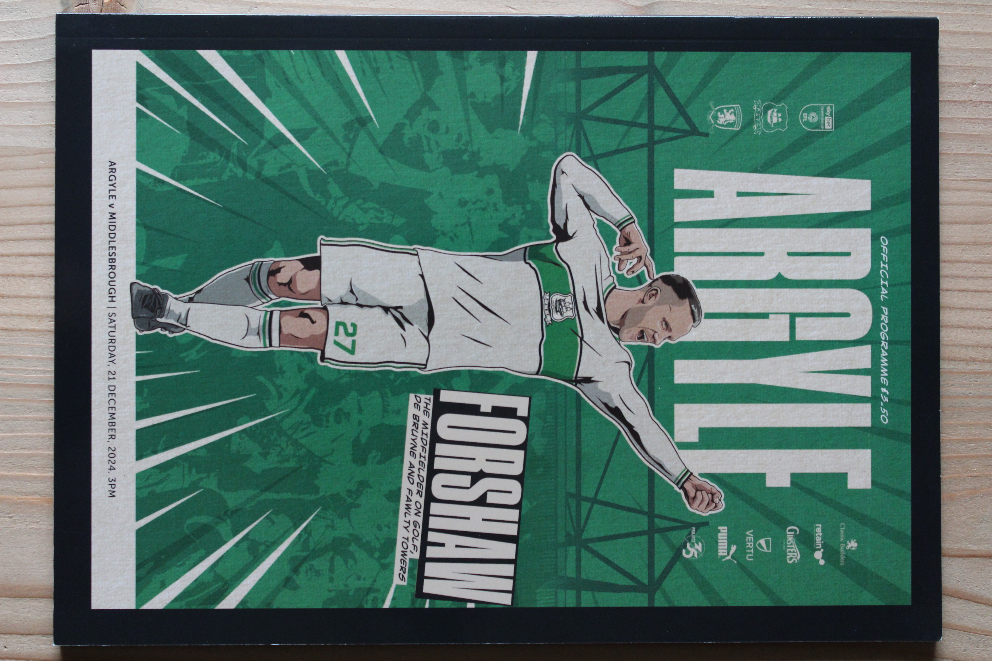 Plymouth Argyle FC v Middlesbrough FC