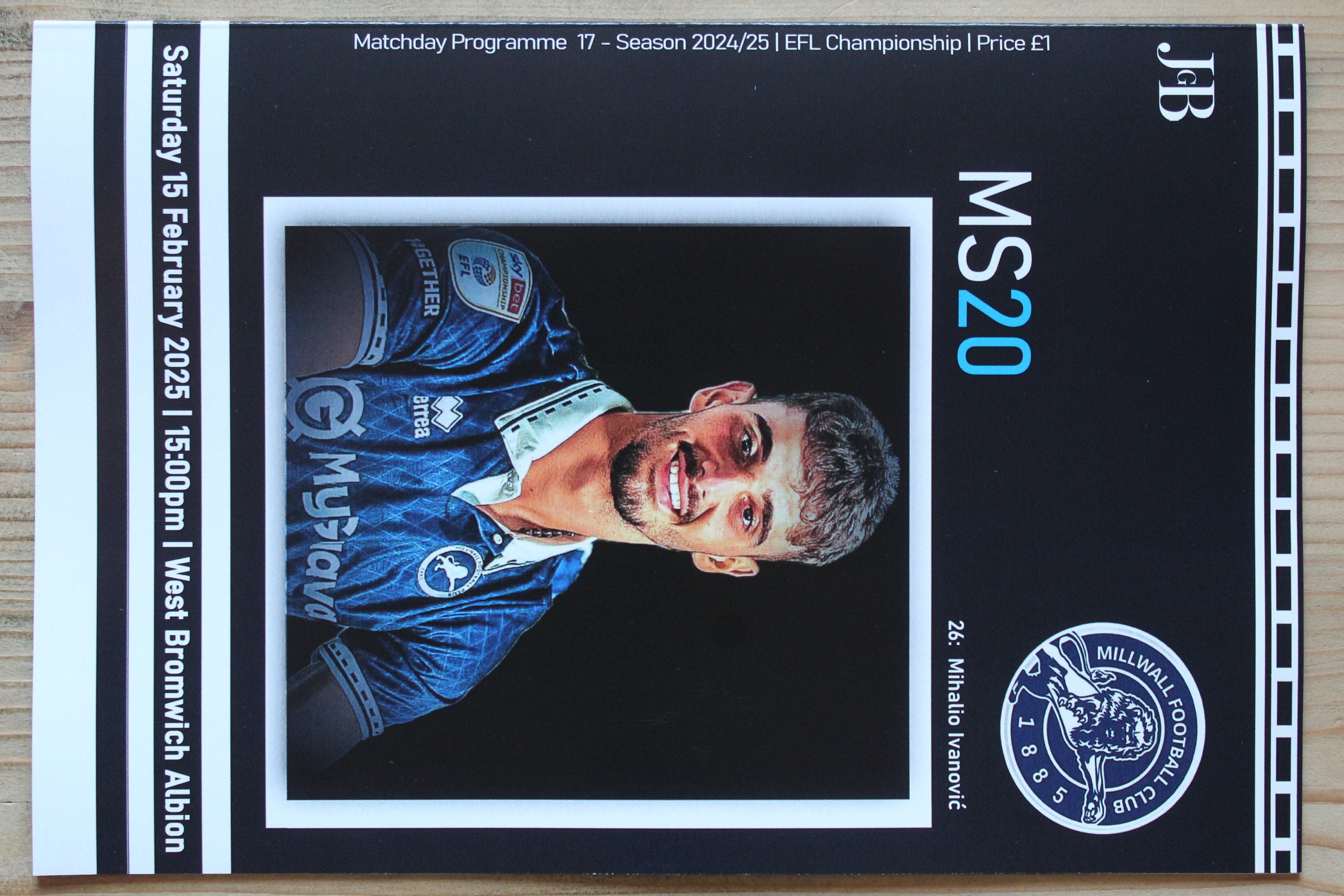 Millwall FC v West Bromwich Albion FC 