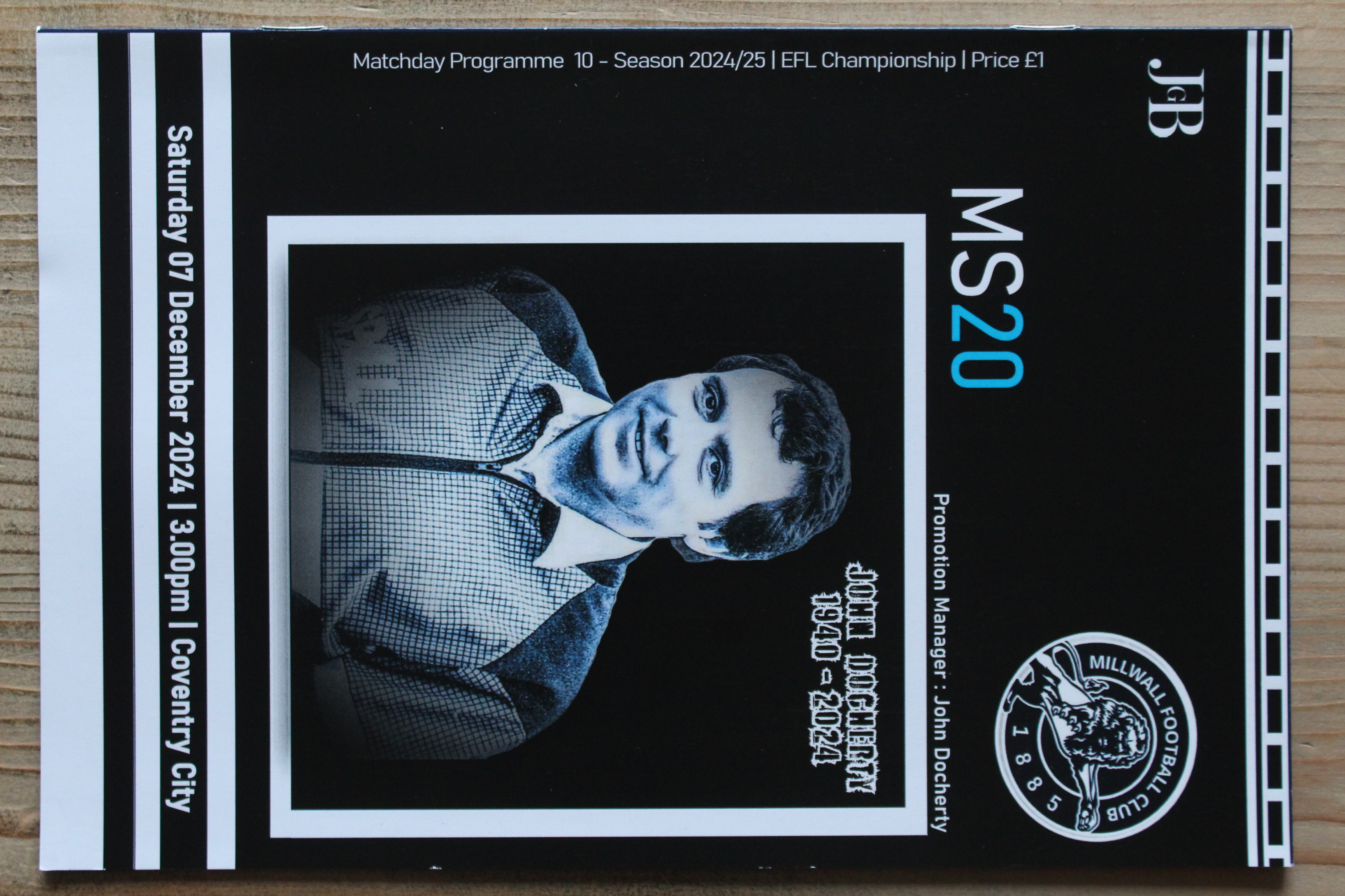 Millwall FC v Coventry City FC