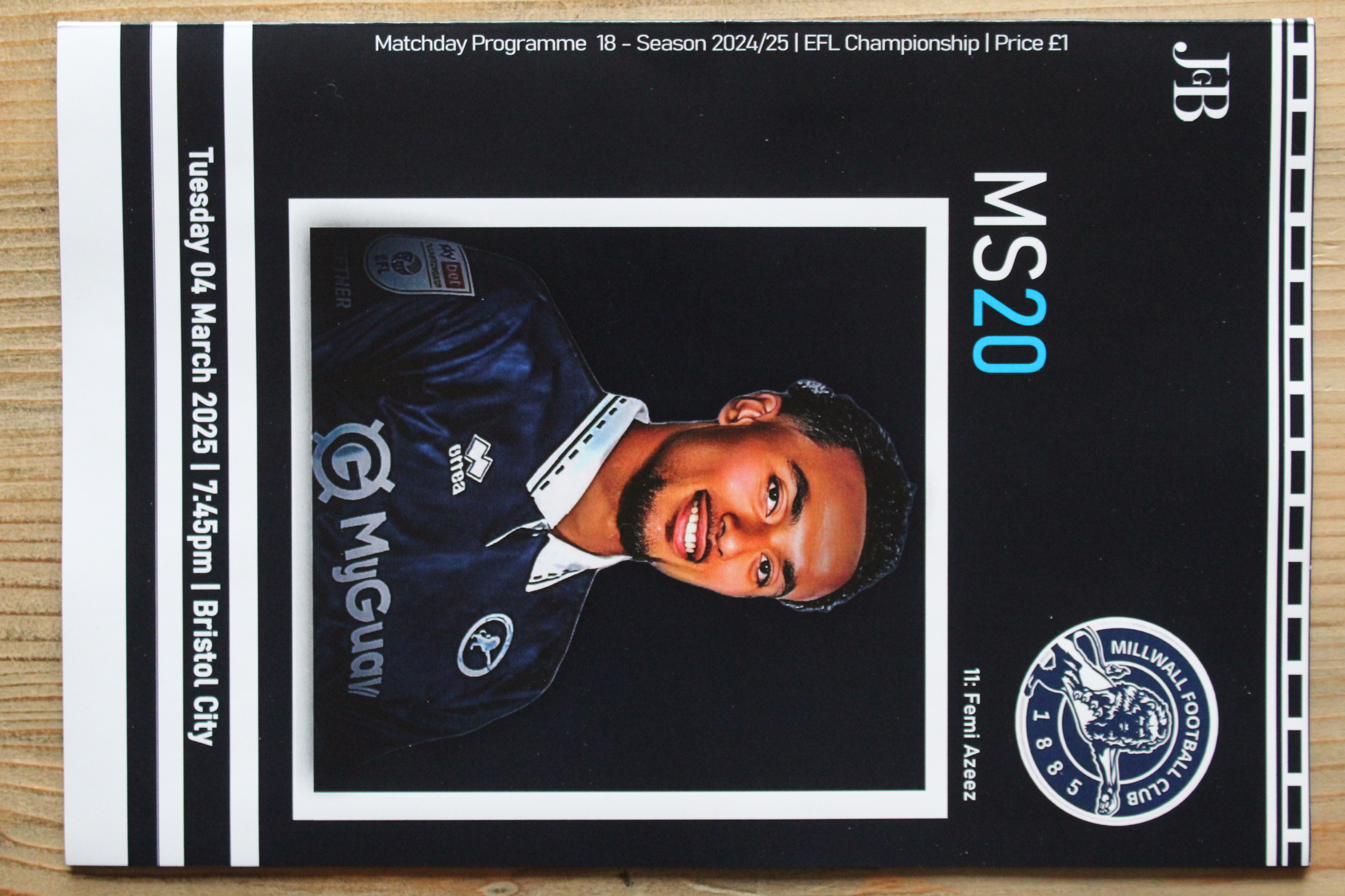 Millwall FC v Bristol City FC