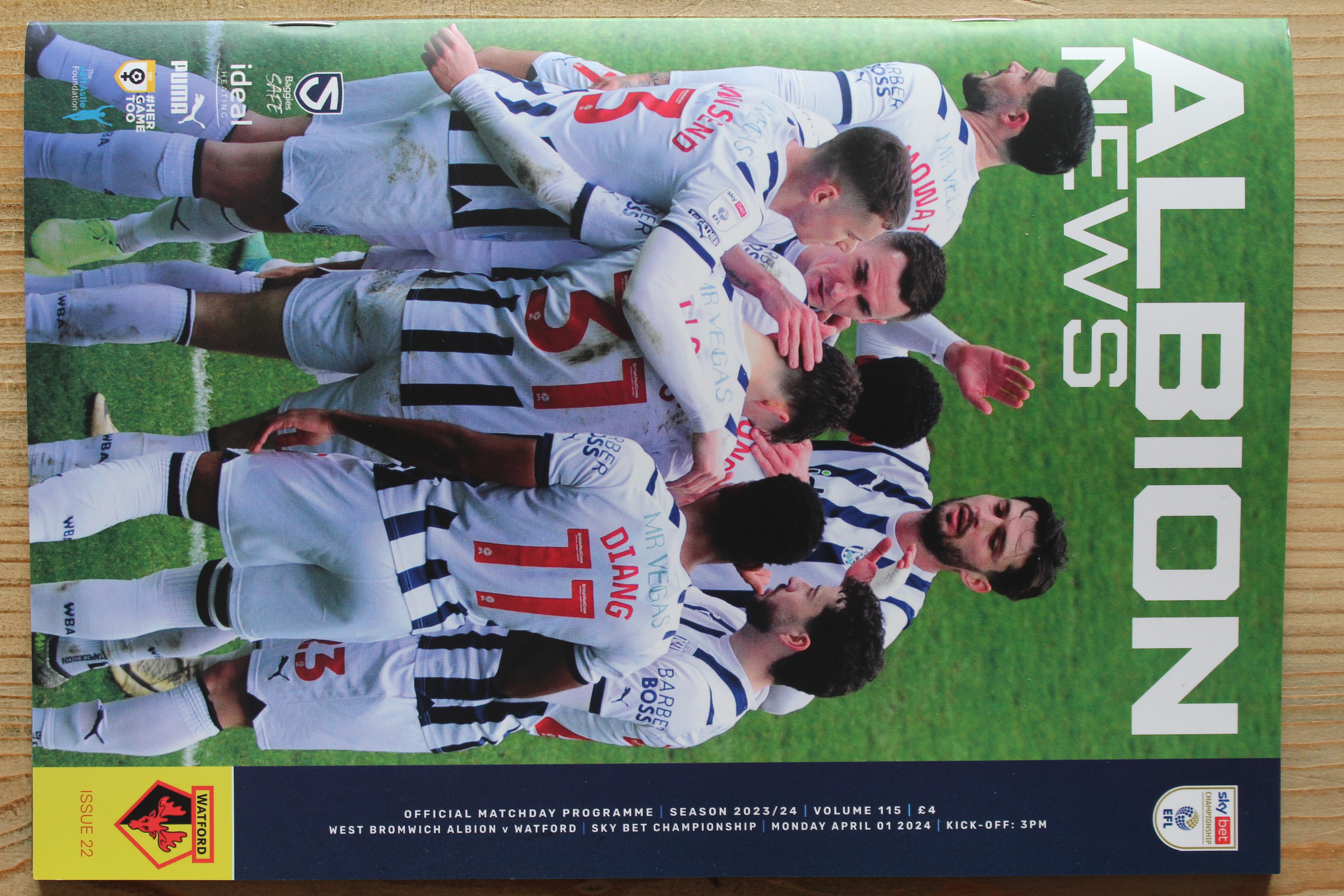 West Bromwich Albion FC  v Watford FC