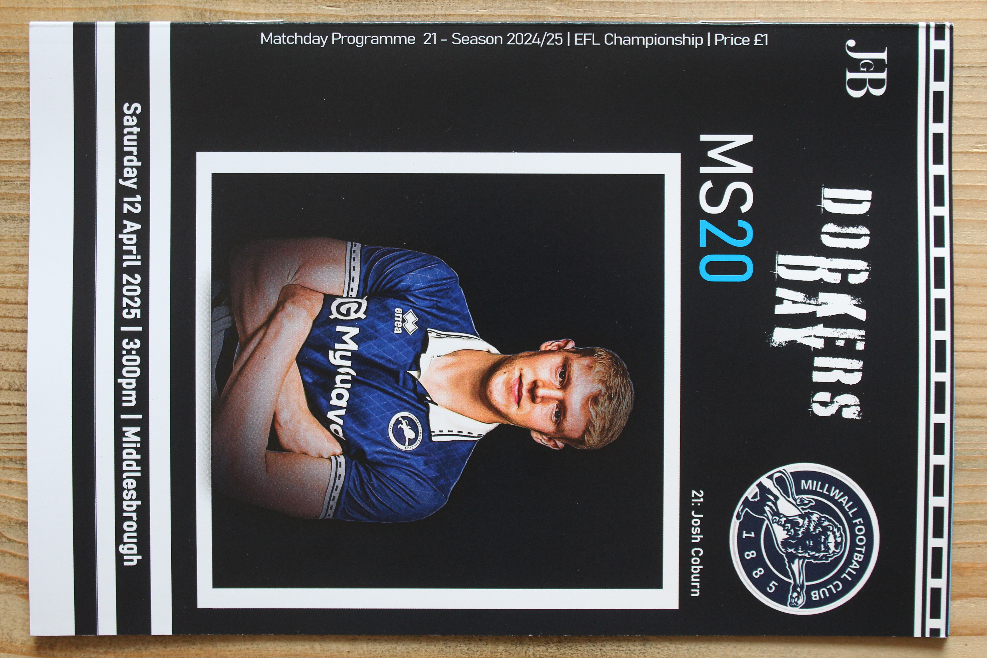 Millwall FC v Middlesbrough FC