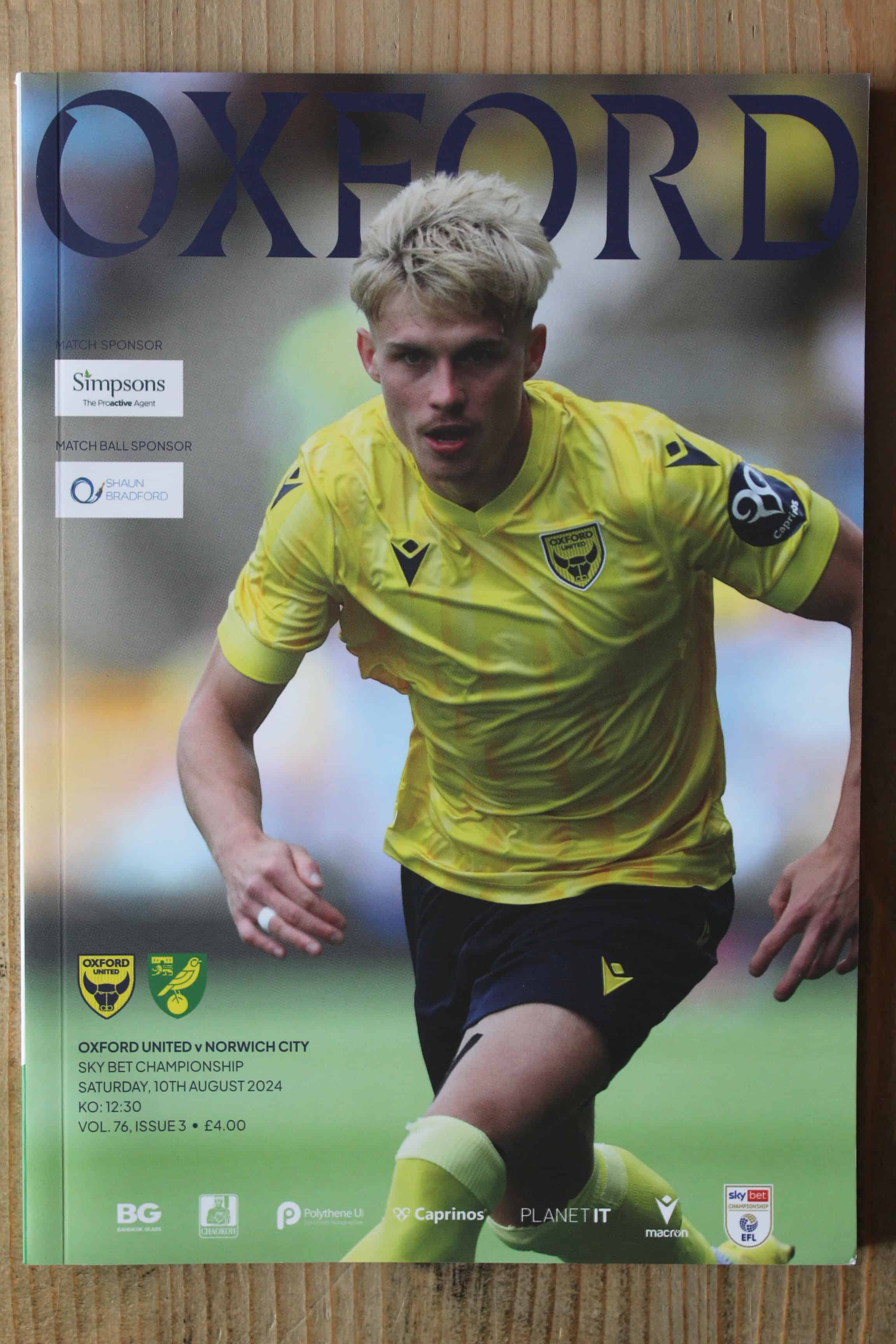Oxford United FC v Norwich City FC