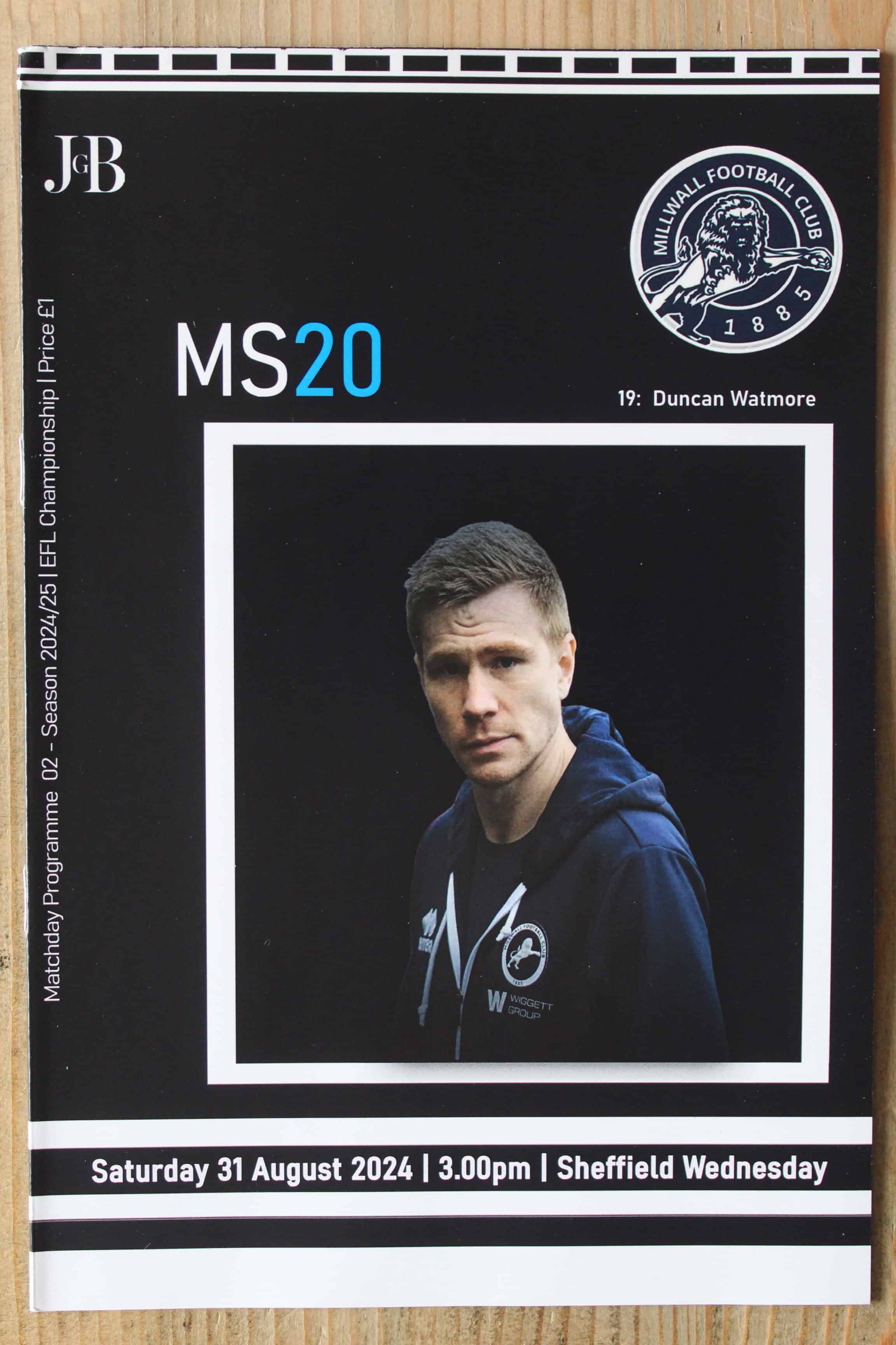 Millwall FC v Sheffield Wednesday FC 