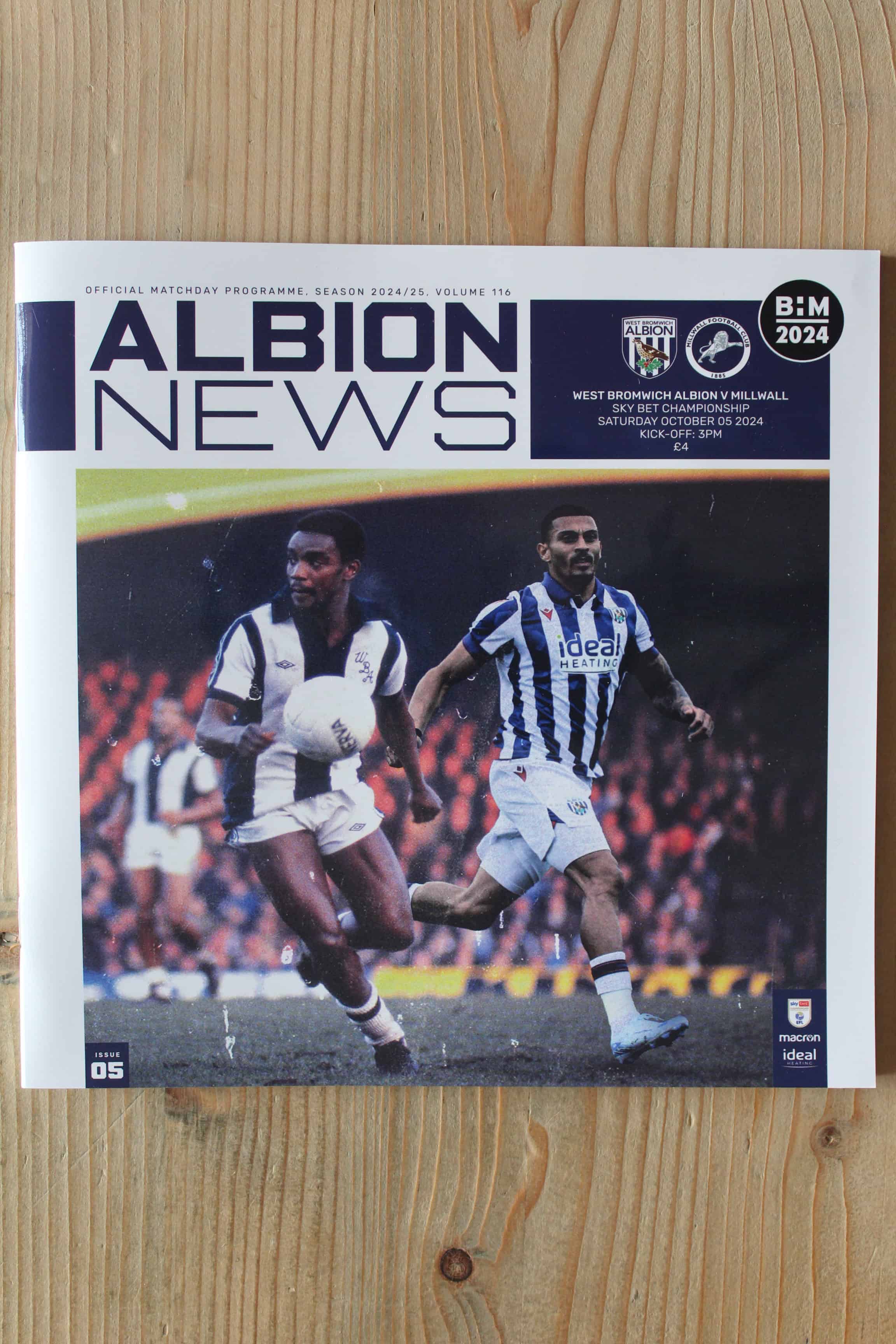 West Bromwich Albion FC  v Millwall FC
