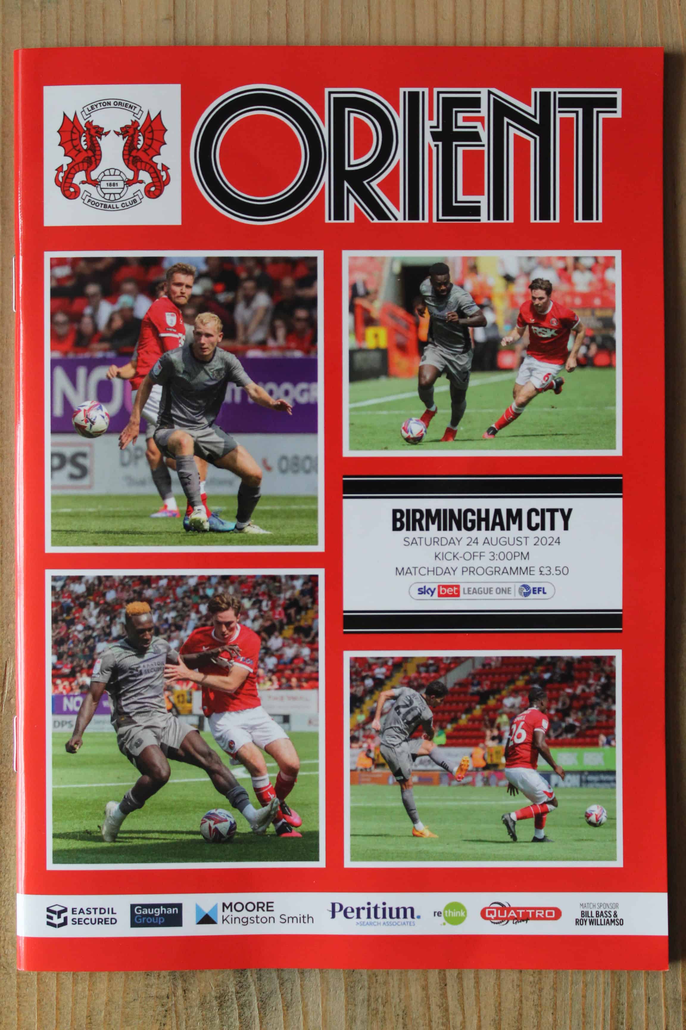 Leyton Orient FC v Birmingham City FC