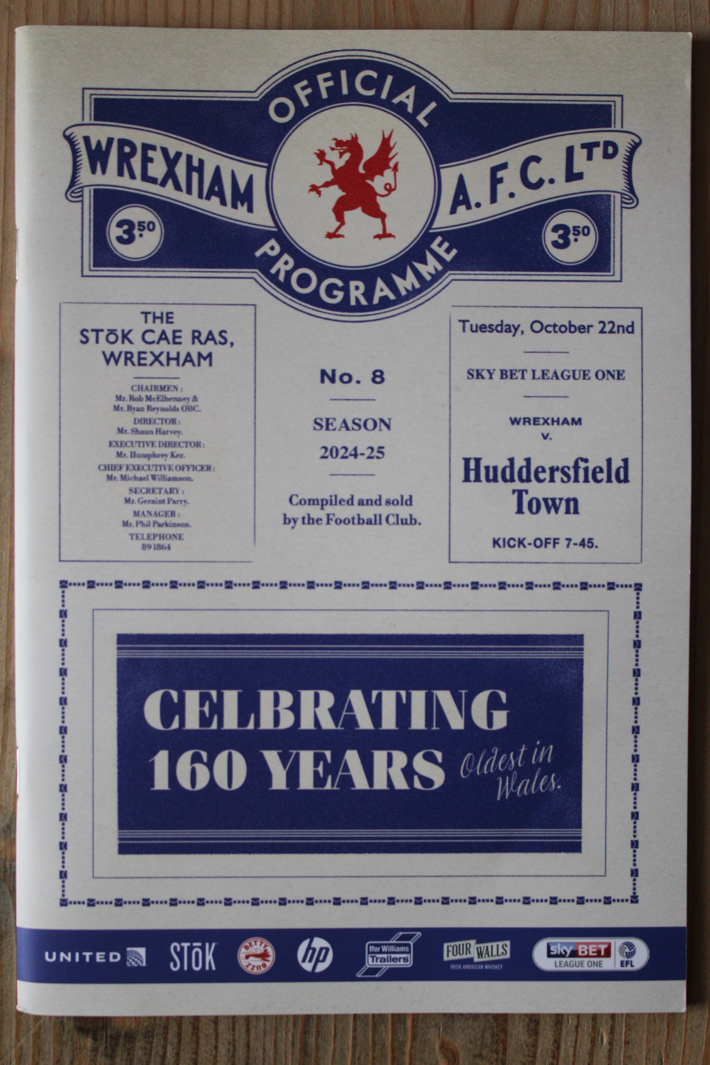 Wrexham FC v Huddersfield Town FC