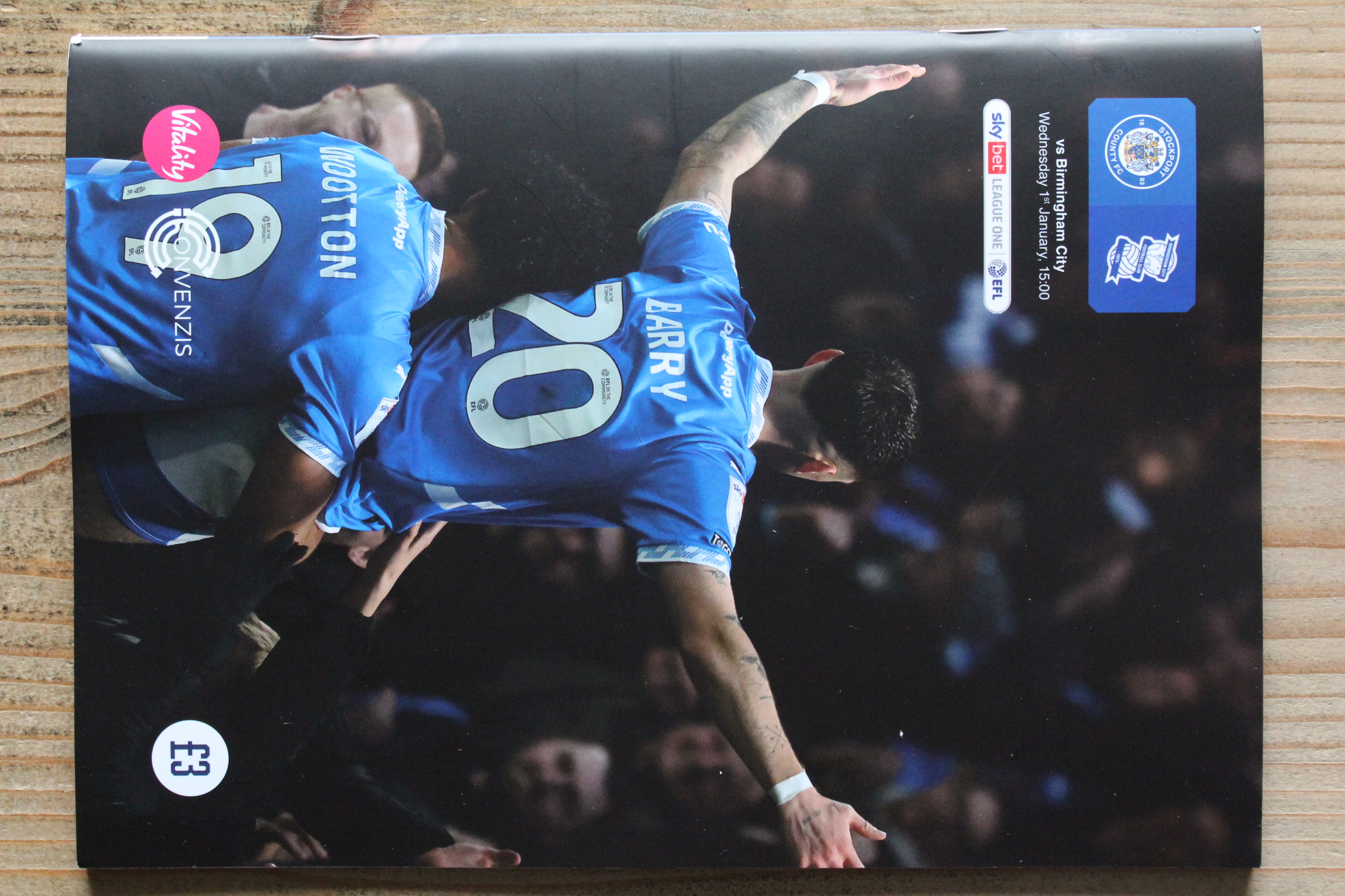 Stockport County FC v Birmingham City FC
