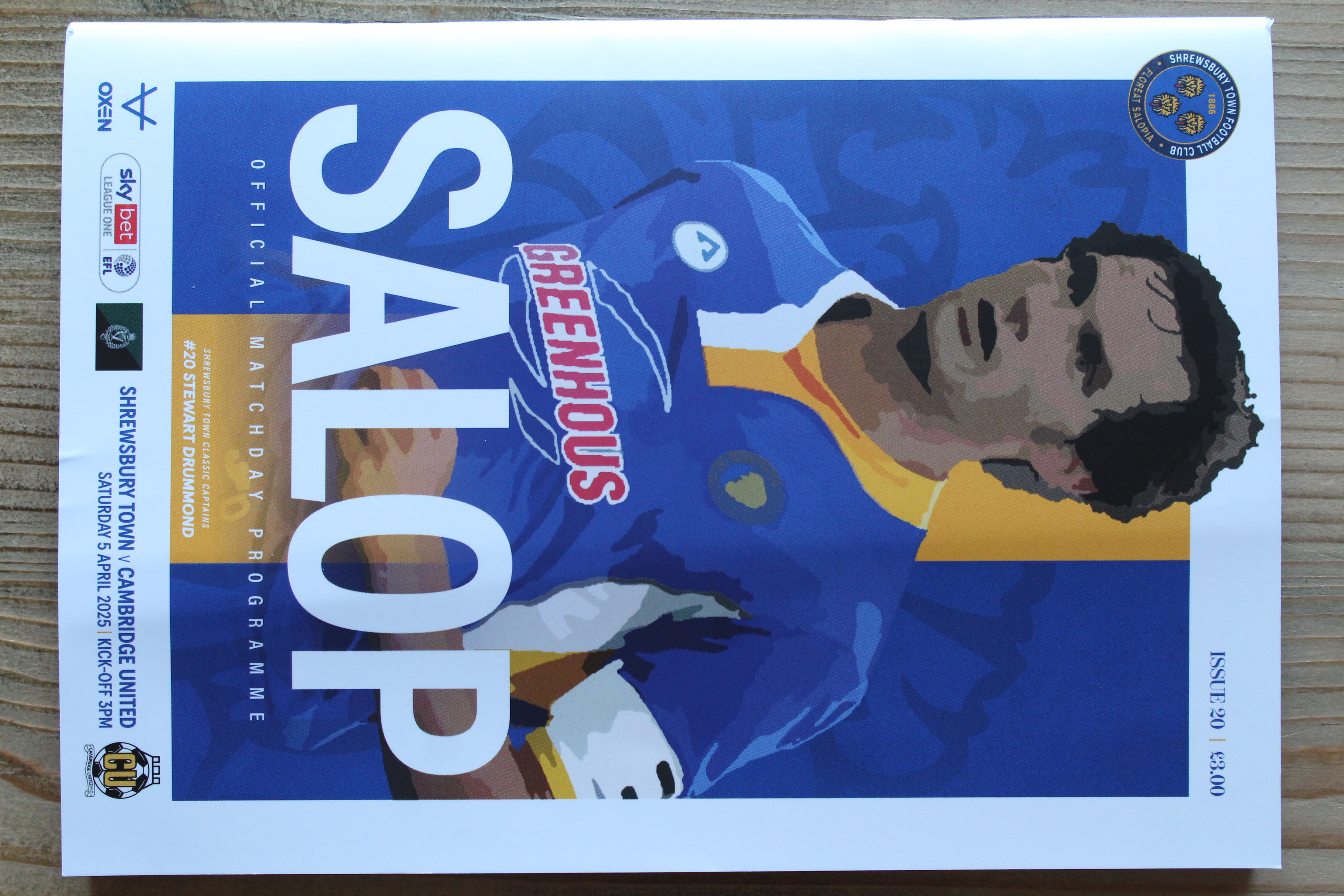 Shrewsbury Town FC v Cambridge United FC