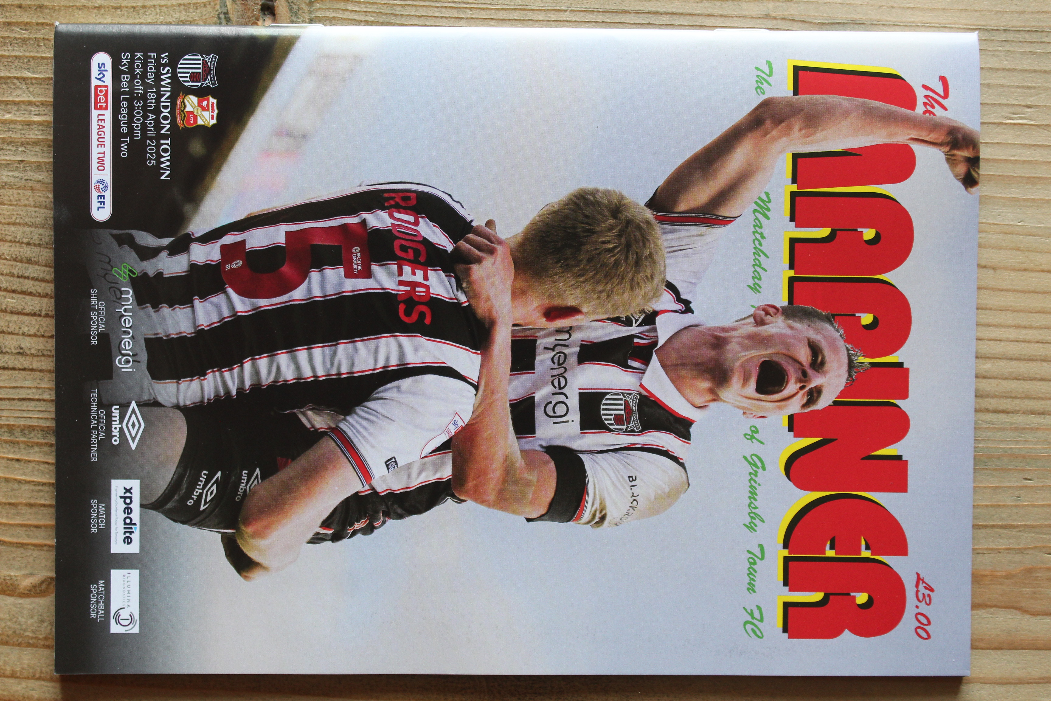 Grimsby Town FC v Swindon Town FC