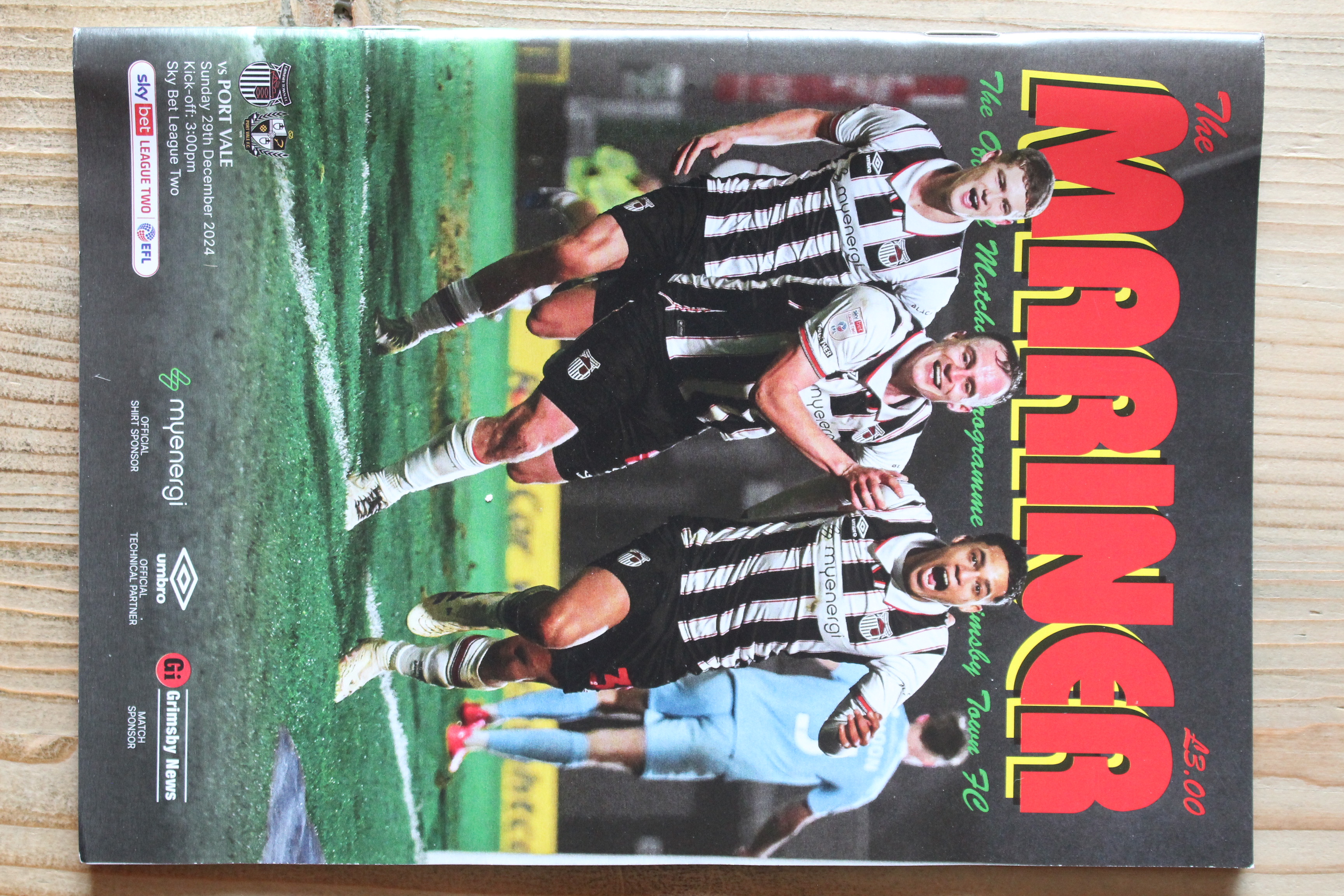 Grimsby Town FC v Port Vale FC