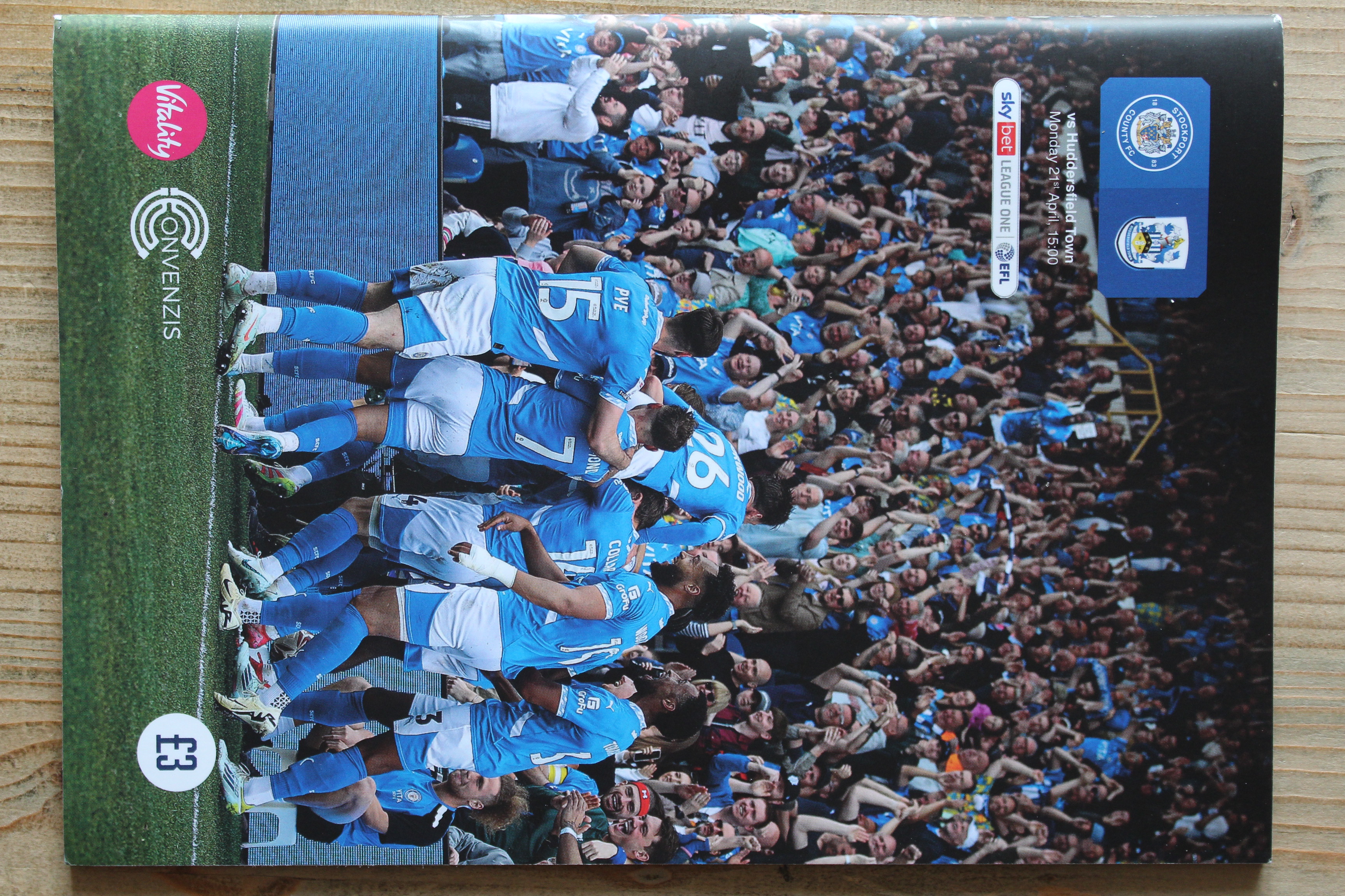 Stockport County FC v Huddersfield Town FC