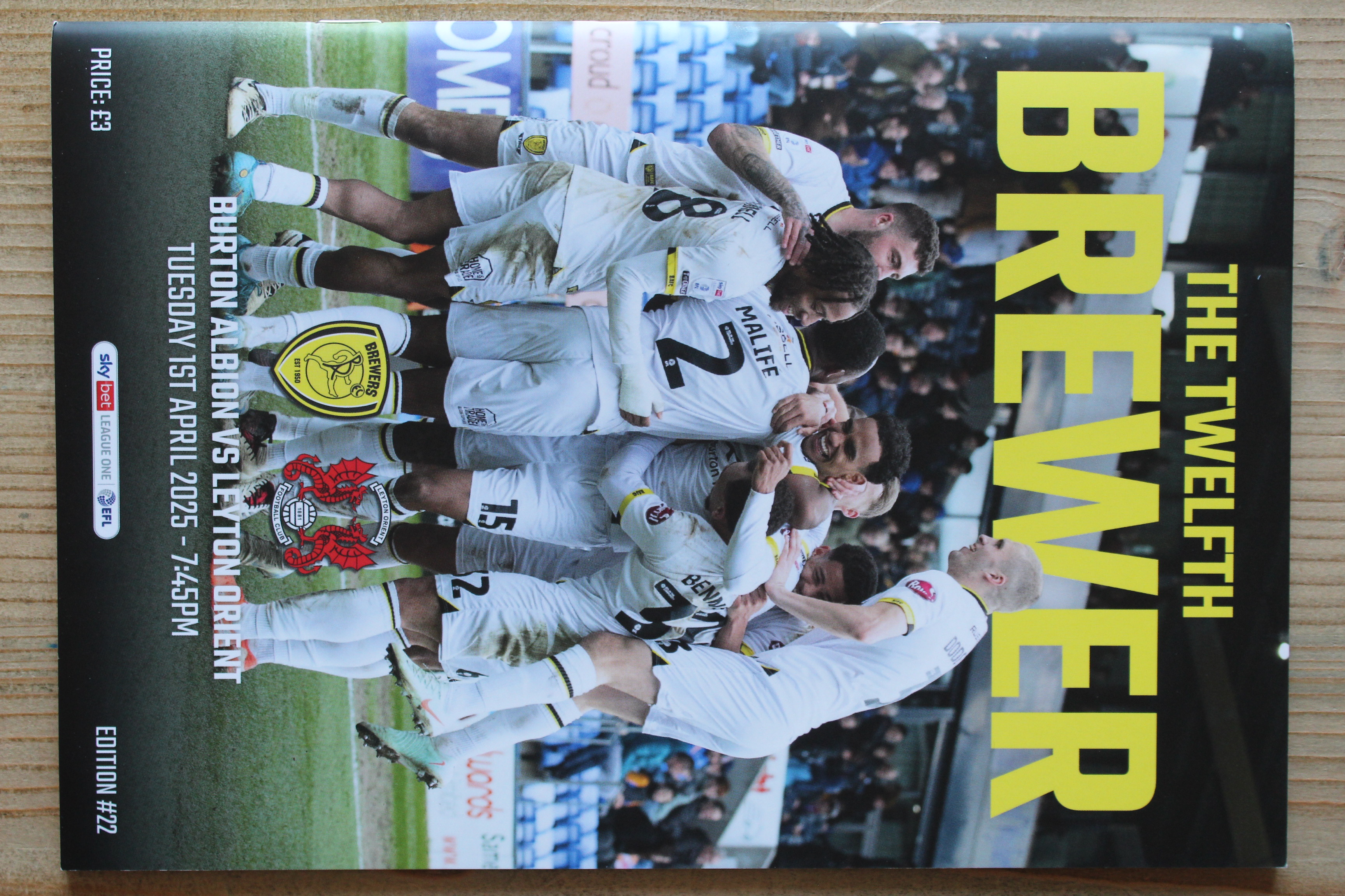Burton Albion FC v Leyton Orient FC