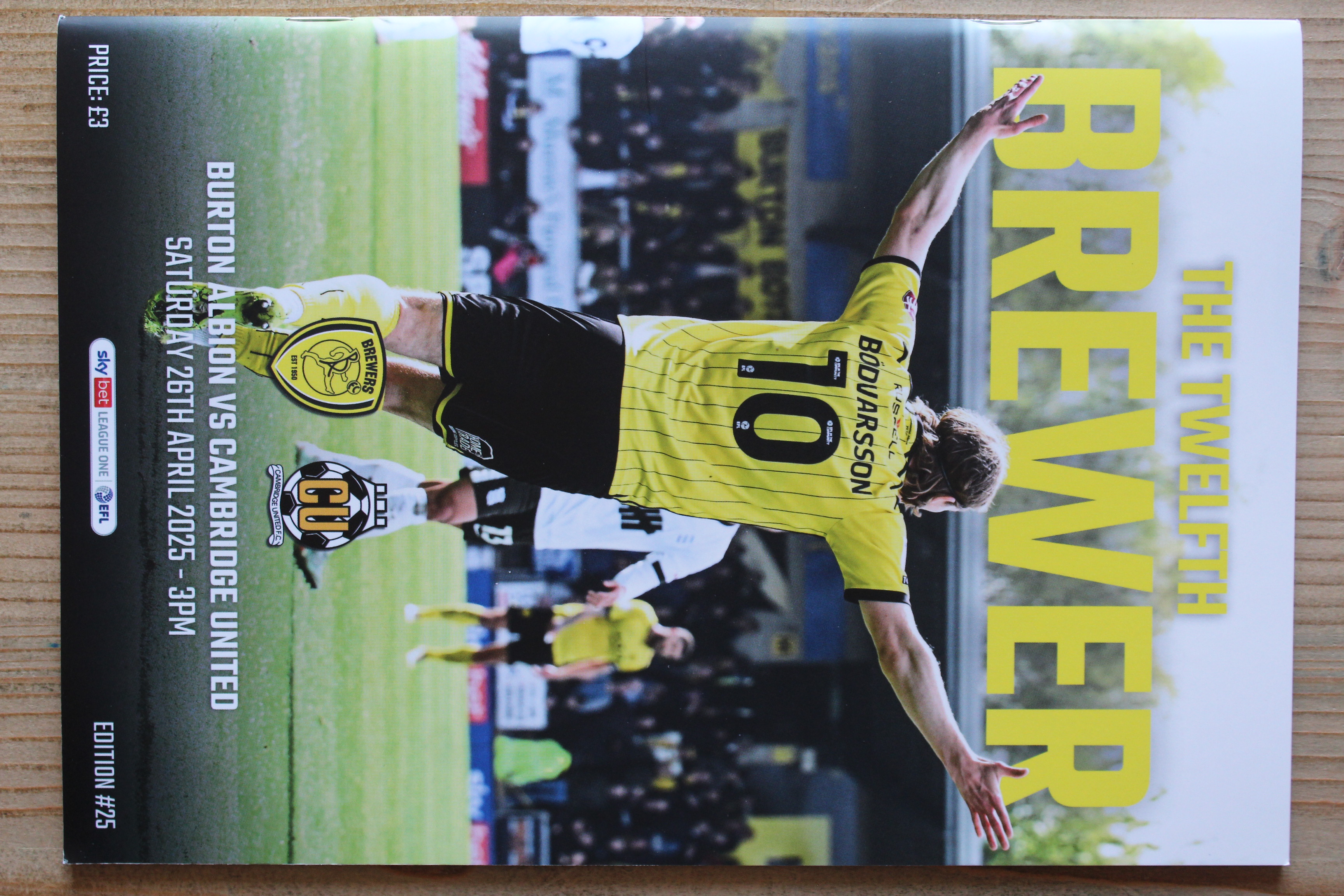 Burton Albion FC v Cambridge United FC