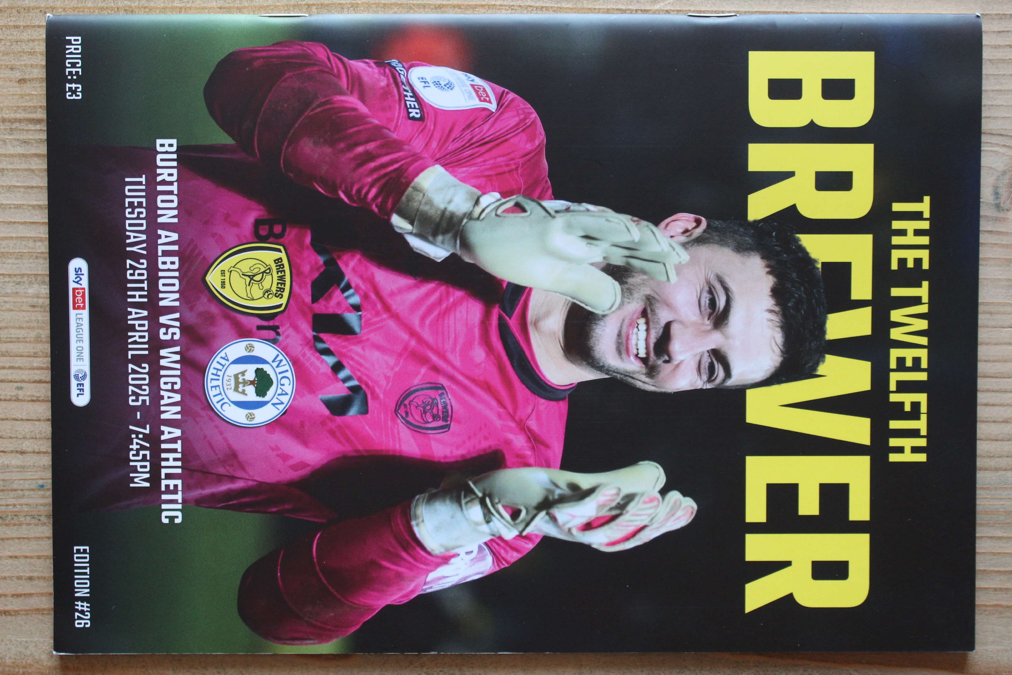 Burton Albion FC v Wigan Athletic FC