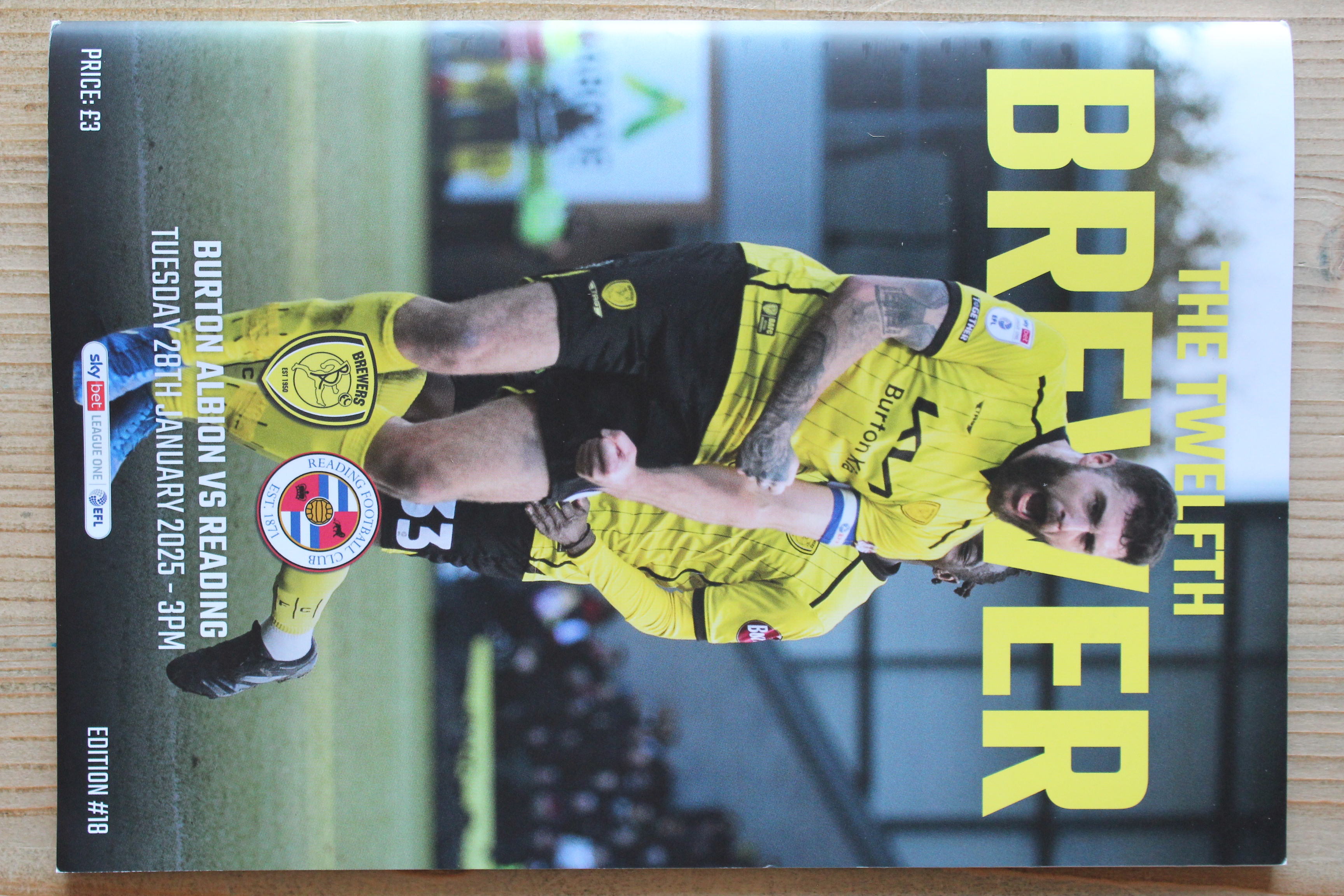 Burton Albion FC v Reading FC