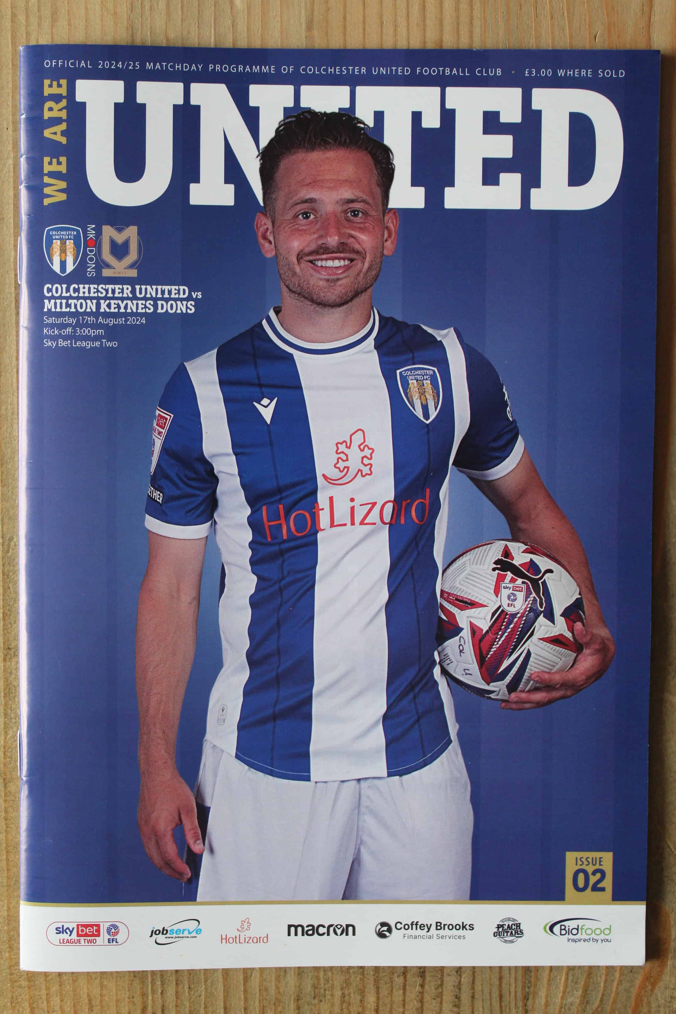 Colchester United FC v MK Dons (Milton Keynes Dons)