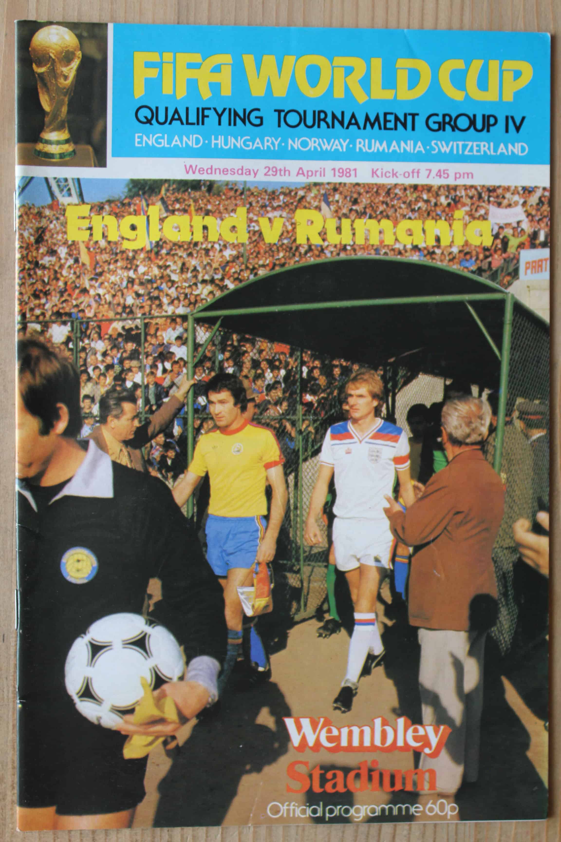 England v Romania