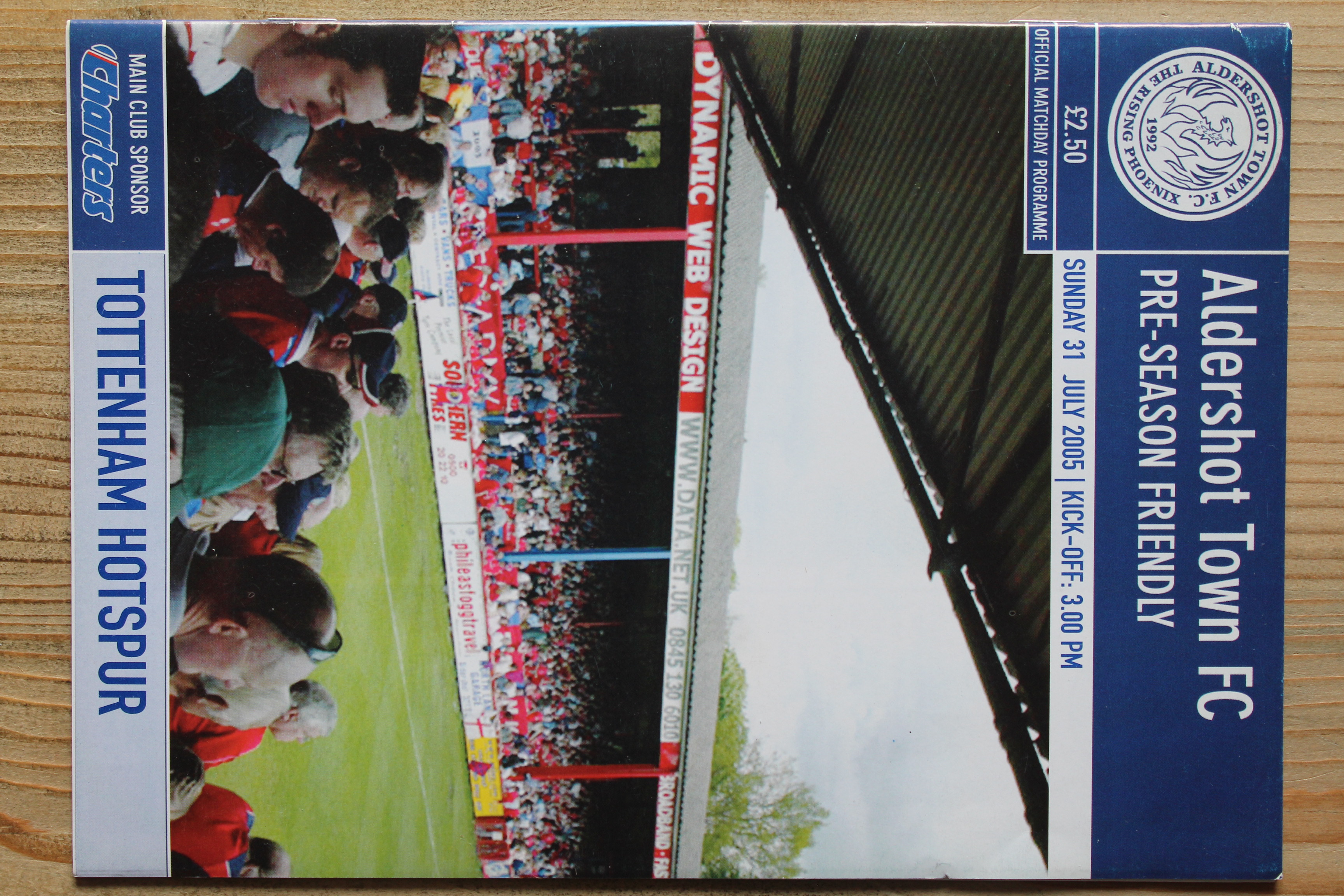 Aldershot Town F.C v Tottenham Hotspur FC