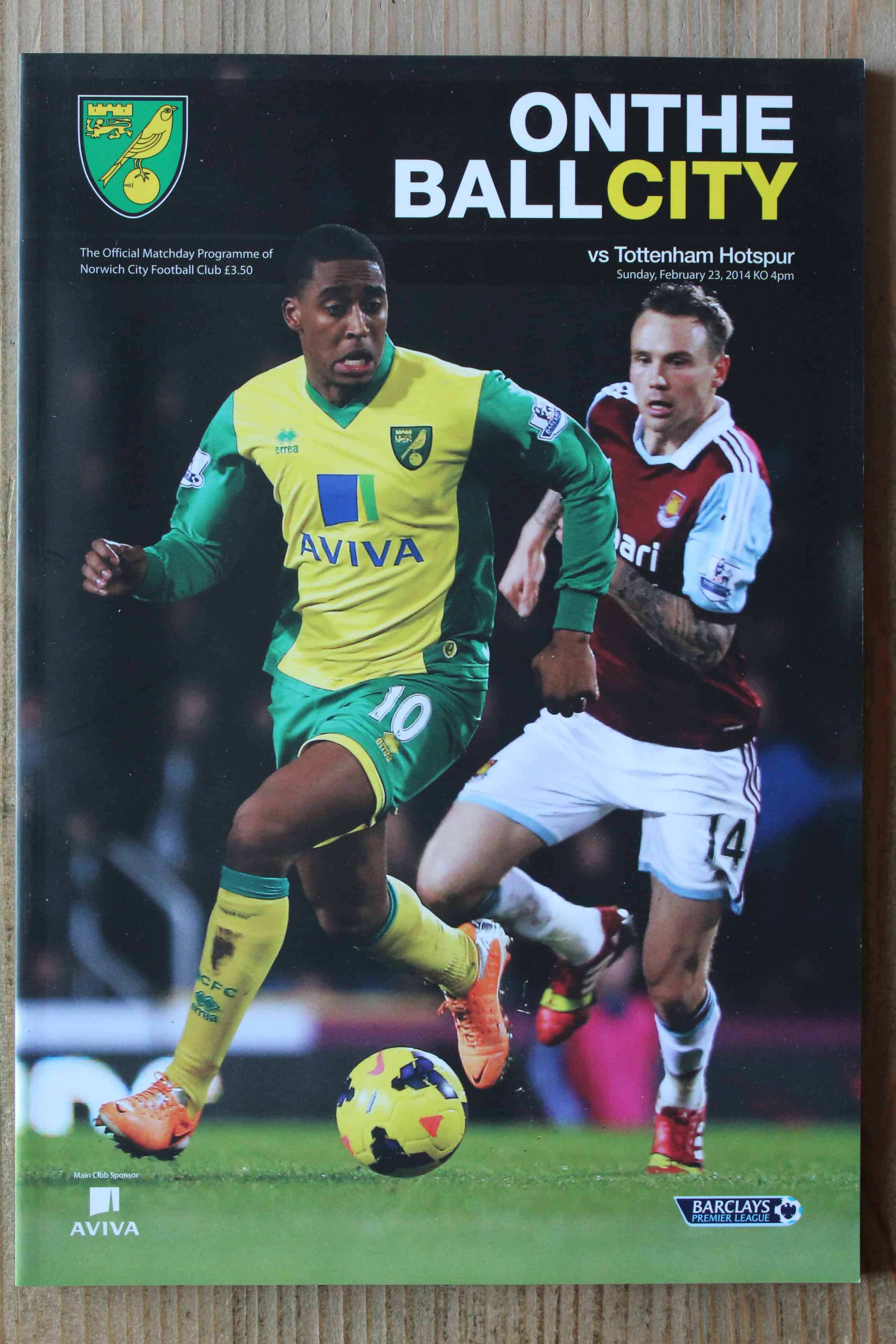 Norwich City FC v Tottenham Hotspur FC