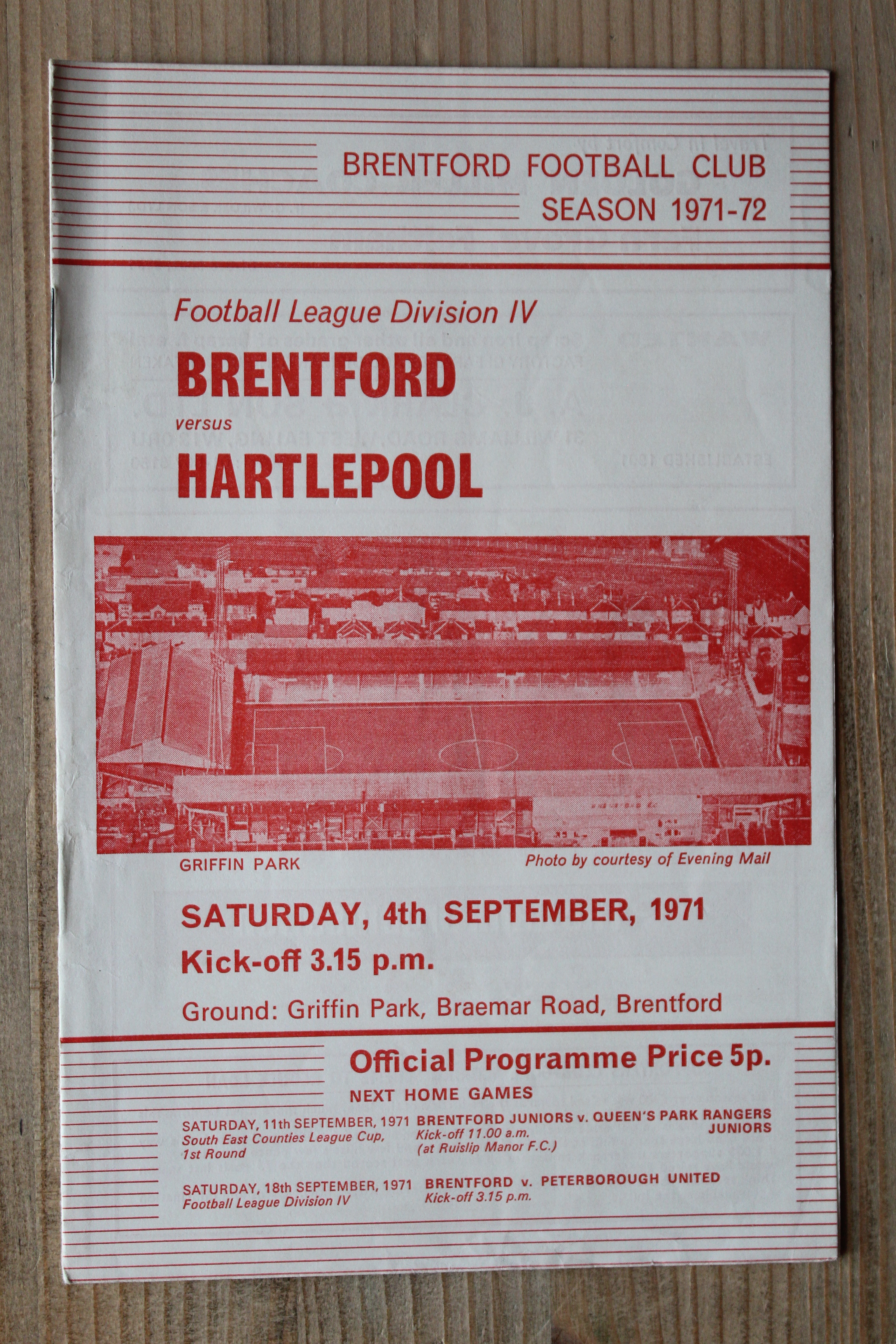Brentford FC v Hartlepool United