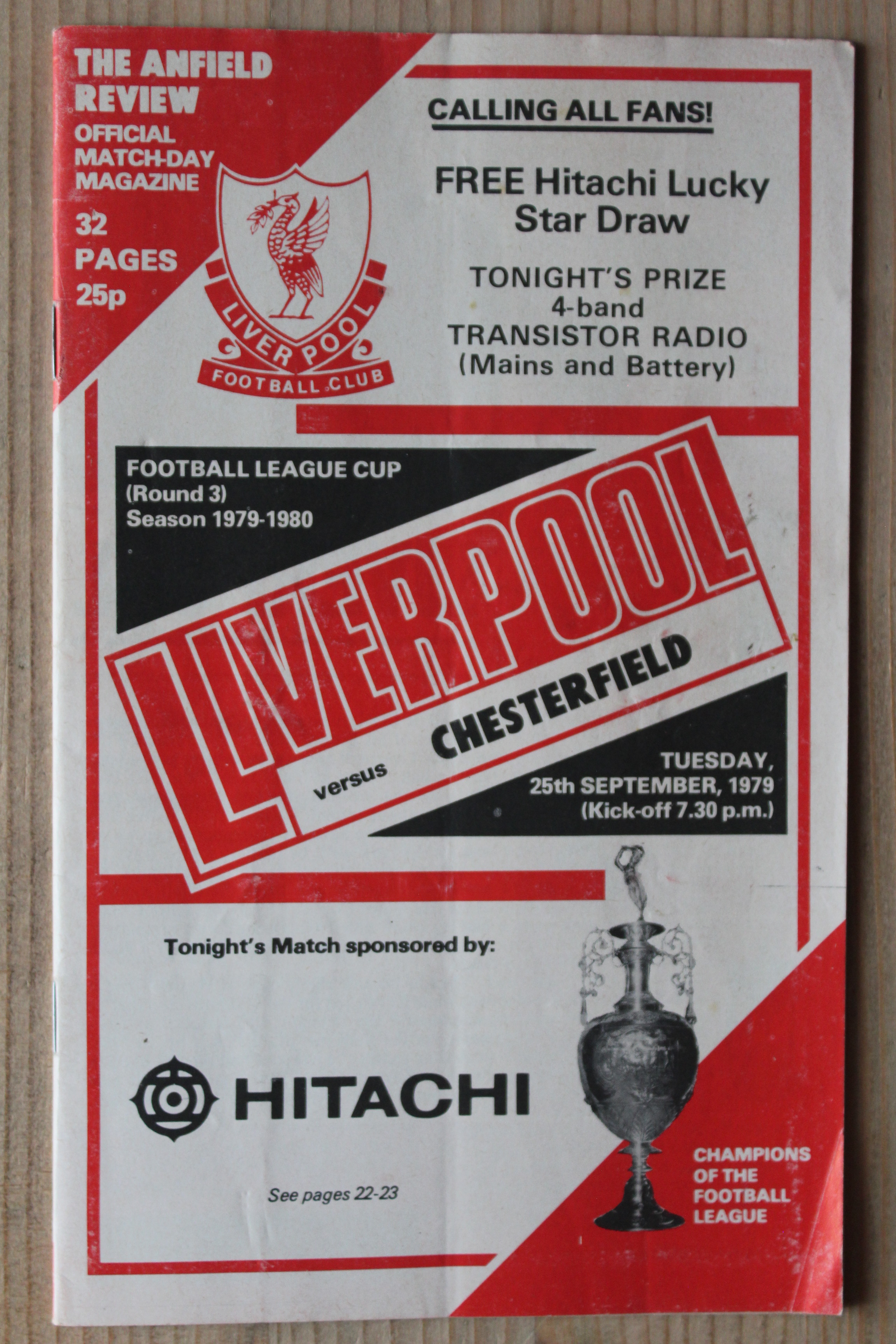 Liverpool FC v Chesterfield FC