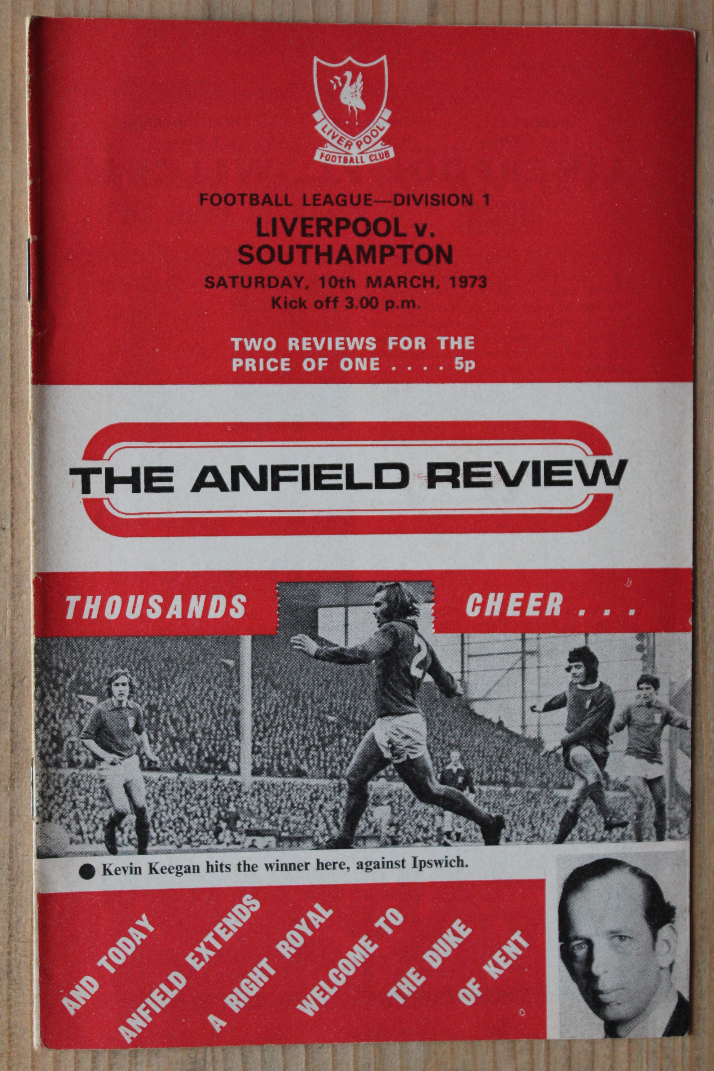 Liverpool FC v Southampton FC
