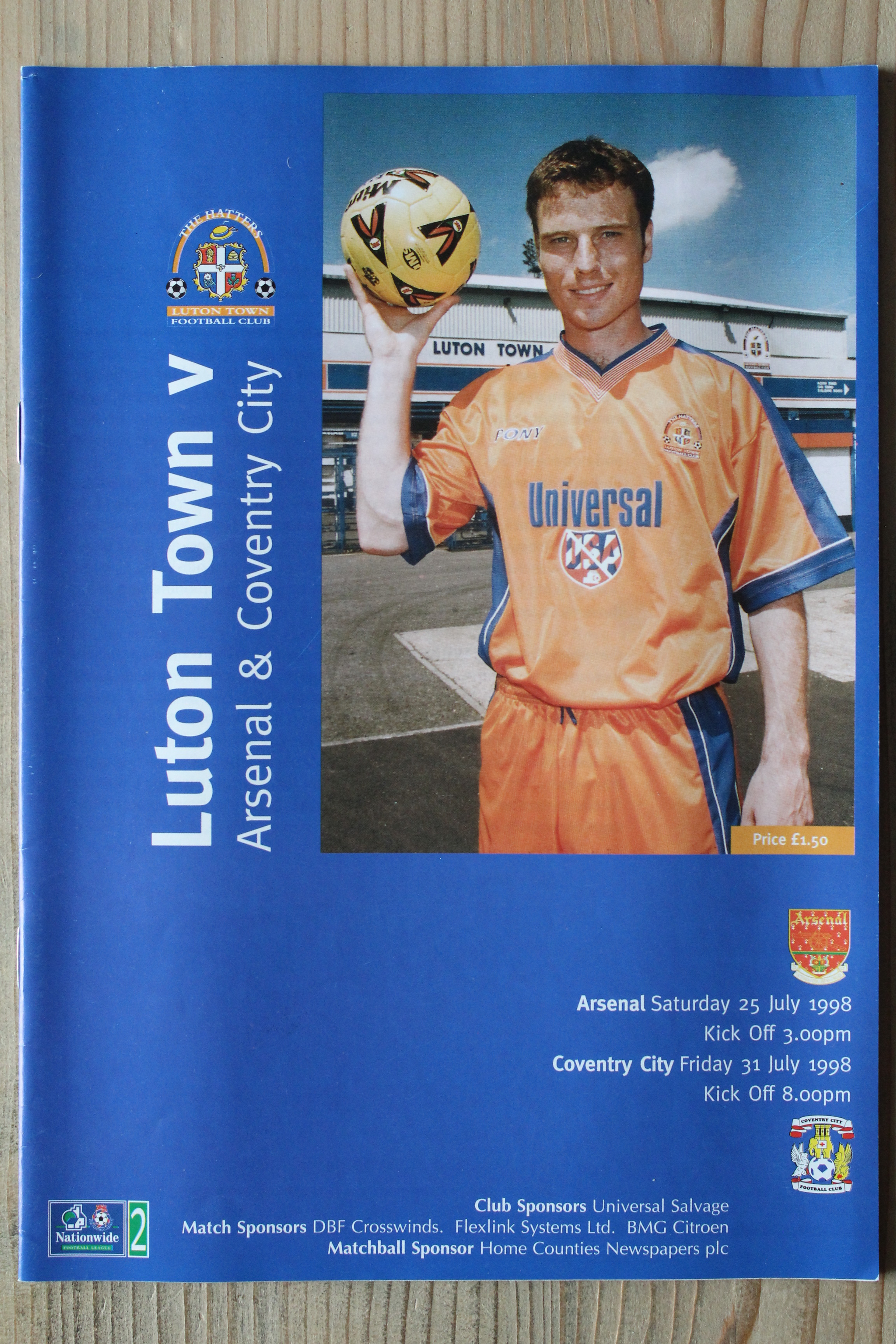 Luton Town FC v Arsenal FC