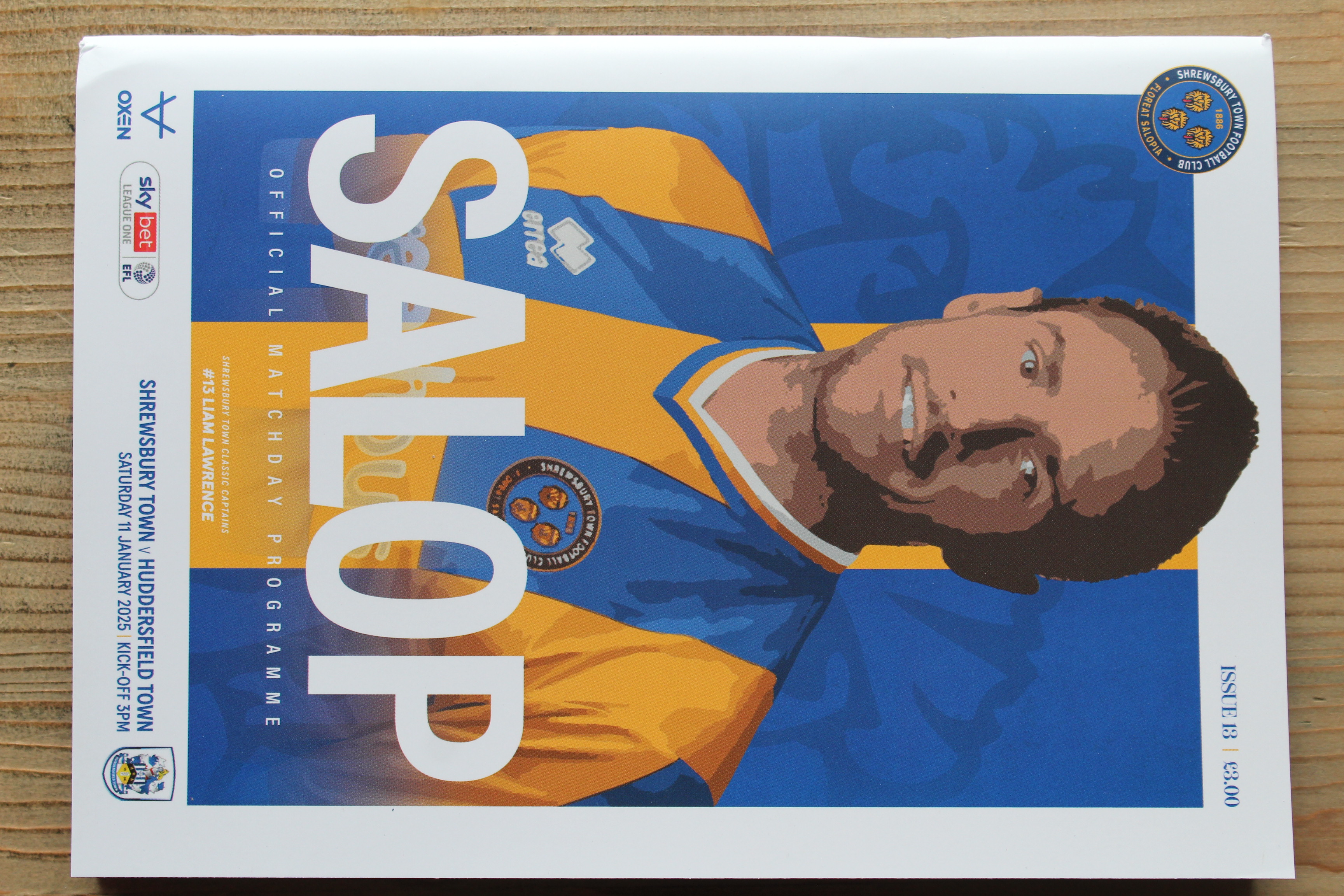 Shrewsbury Town FC v Huddersfield Town FC