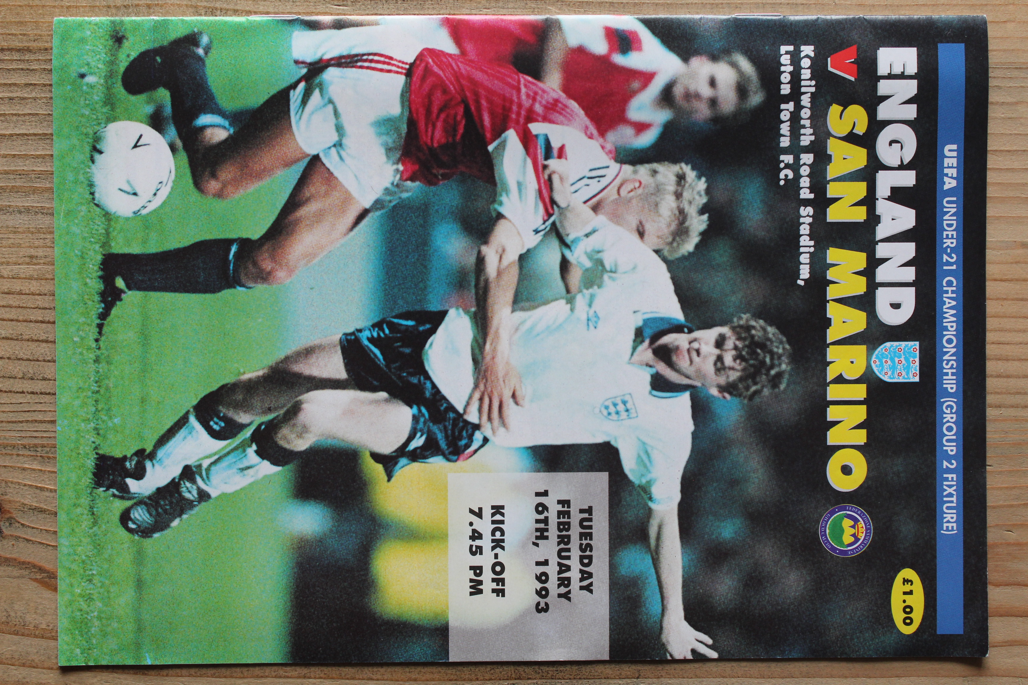 England (U21`s) v San Marino