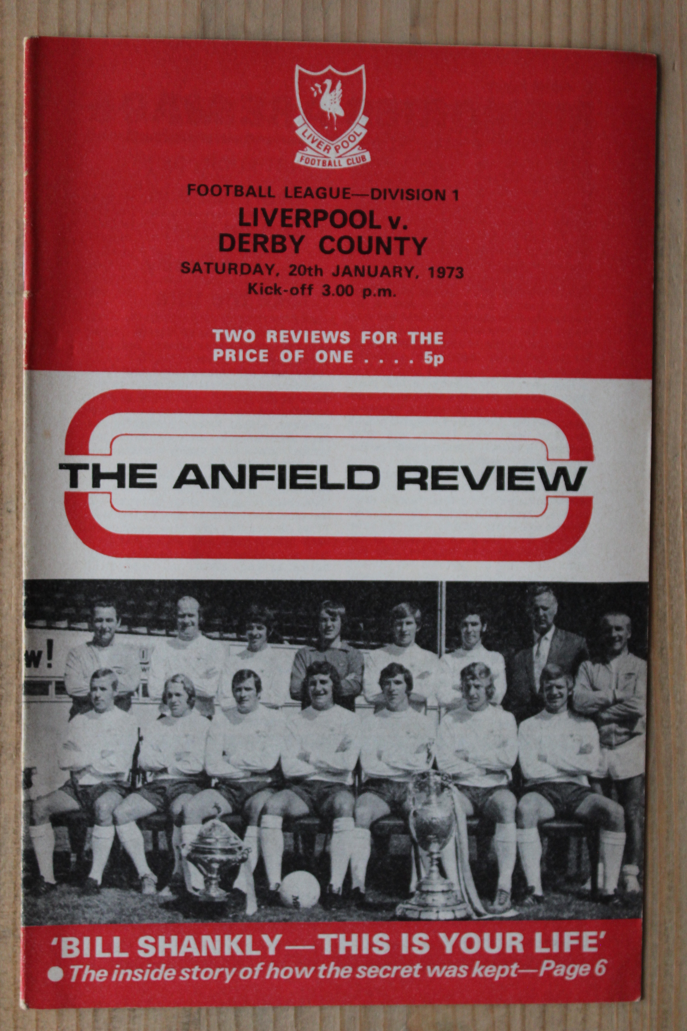 Liverpool FC v Derby County FC