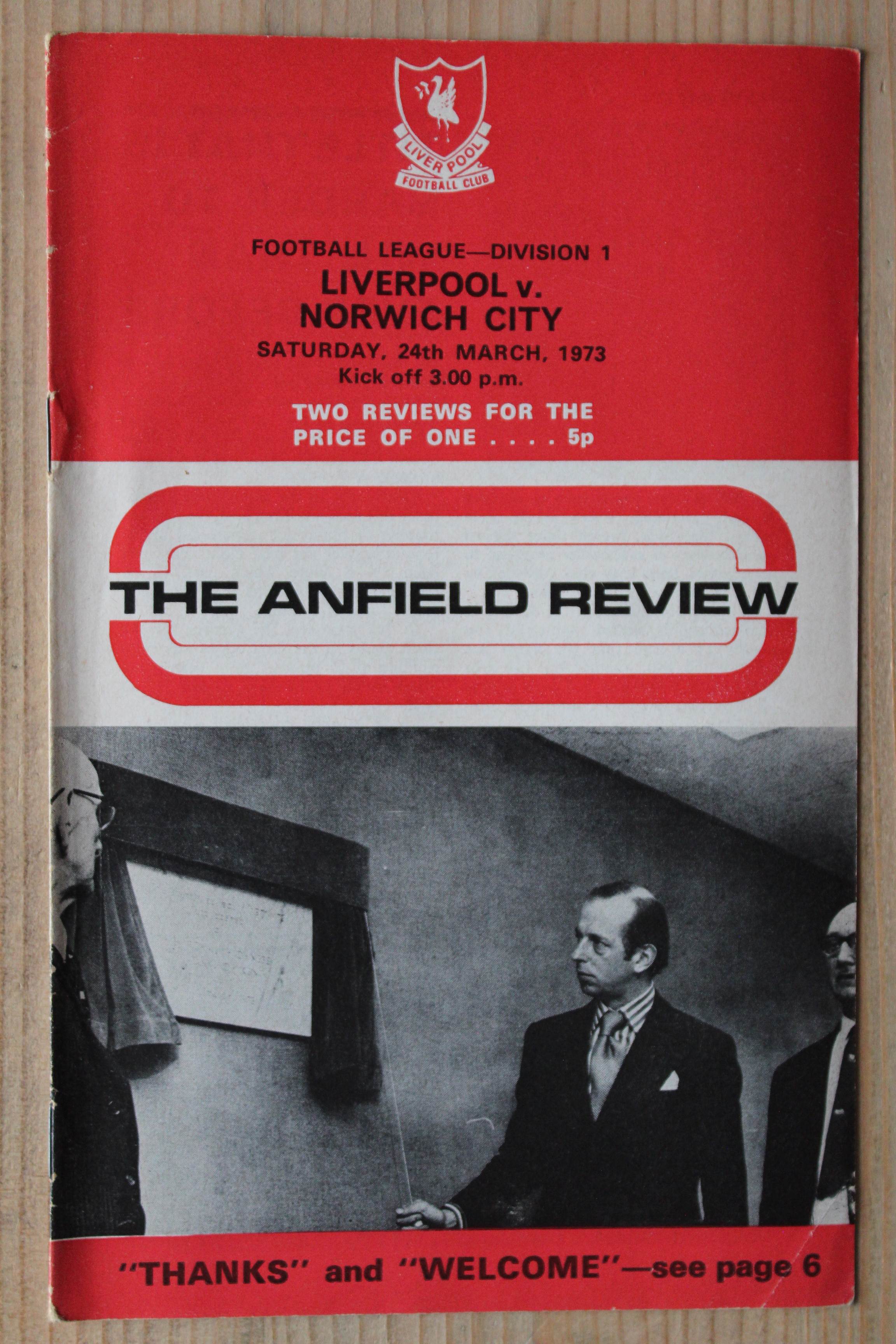 Liverpool FC v Norwich City FC