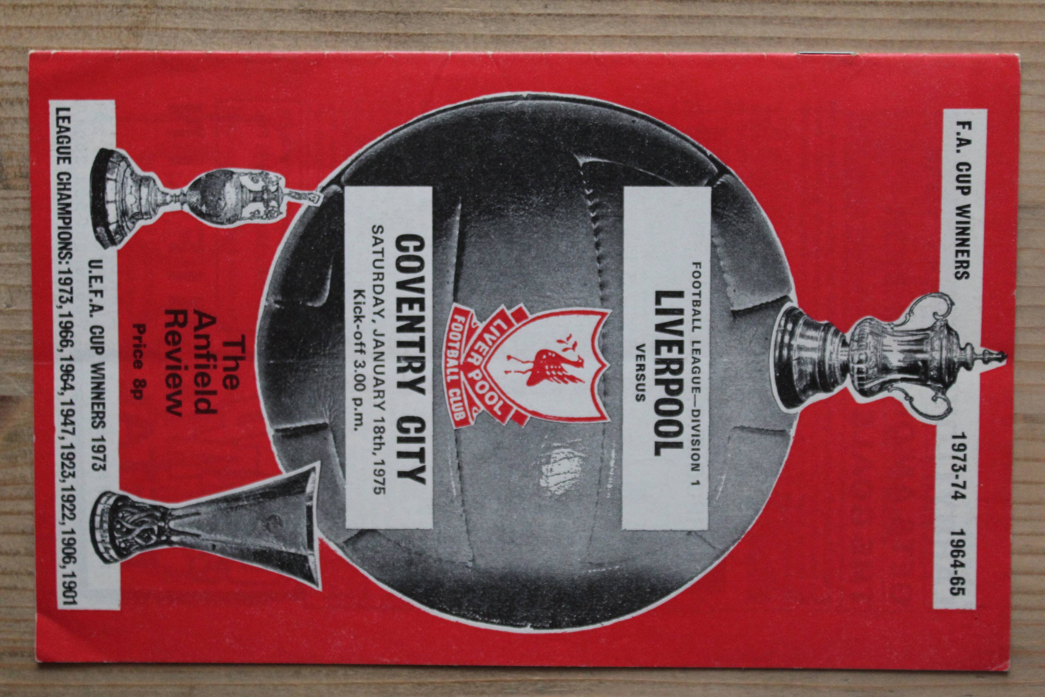 Liverpool FC v Coventry City FC