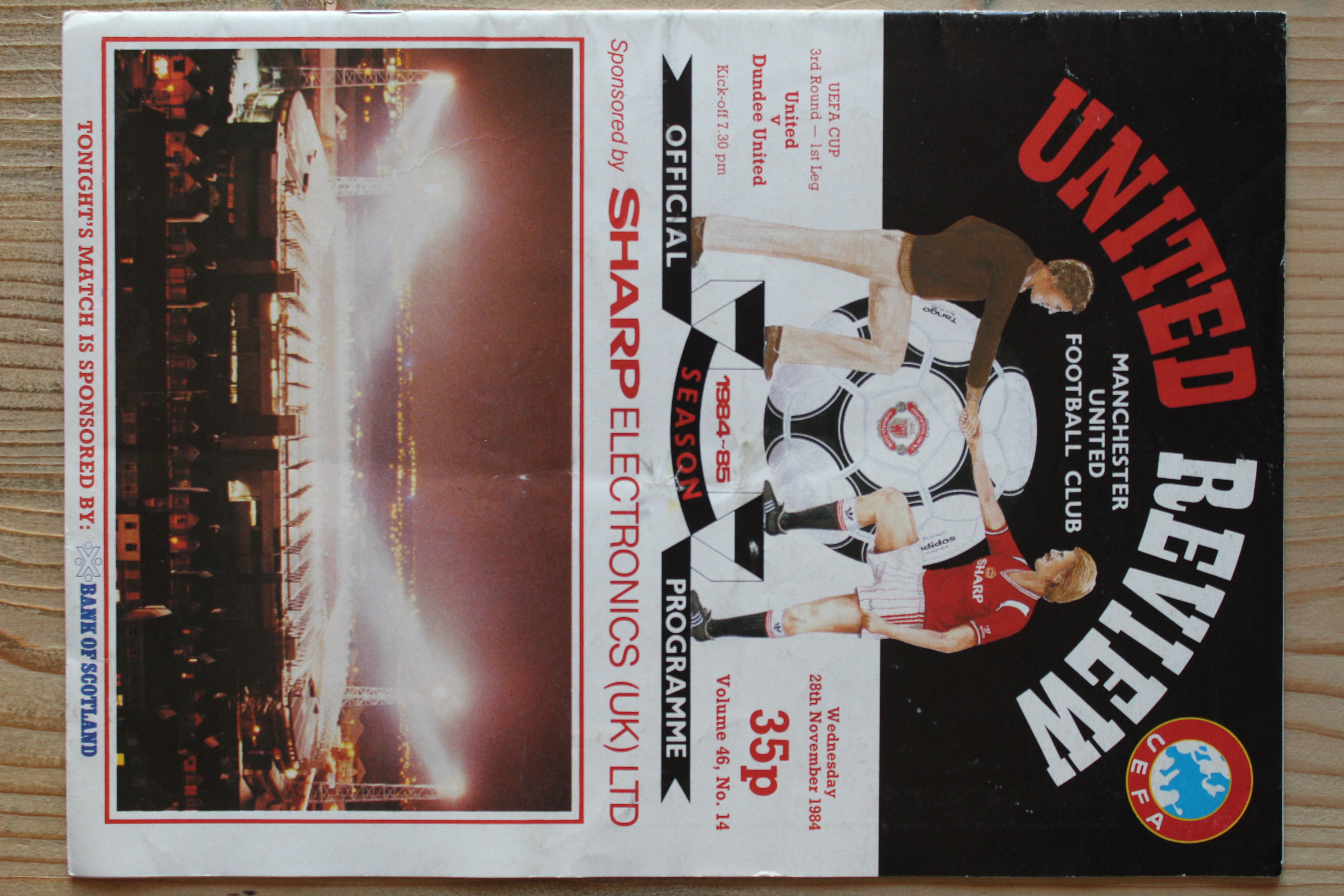Manchester United FC v Dundee United FC