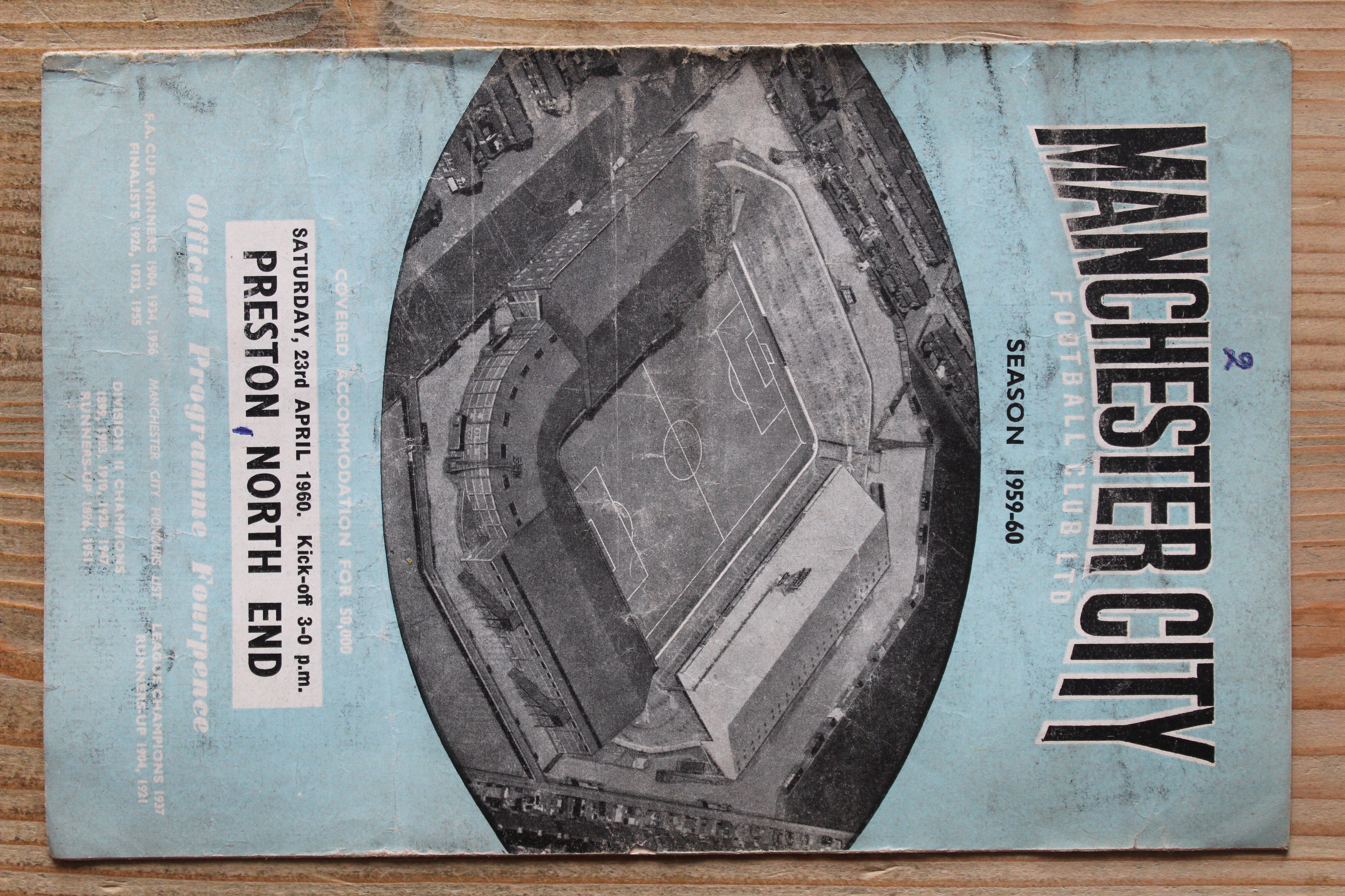 Manchester City FC v Preston North End FC