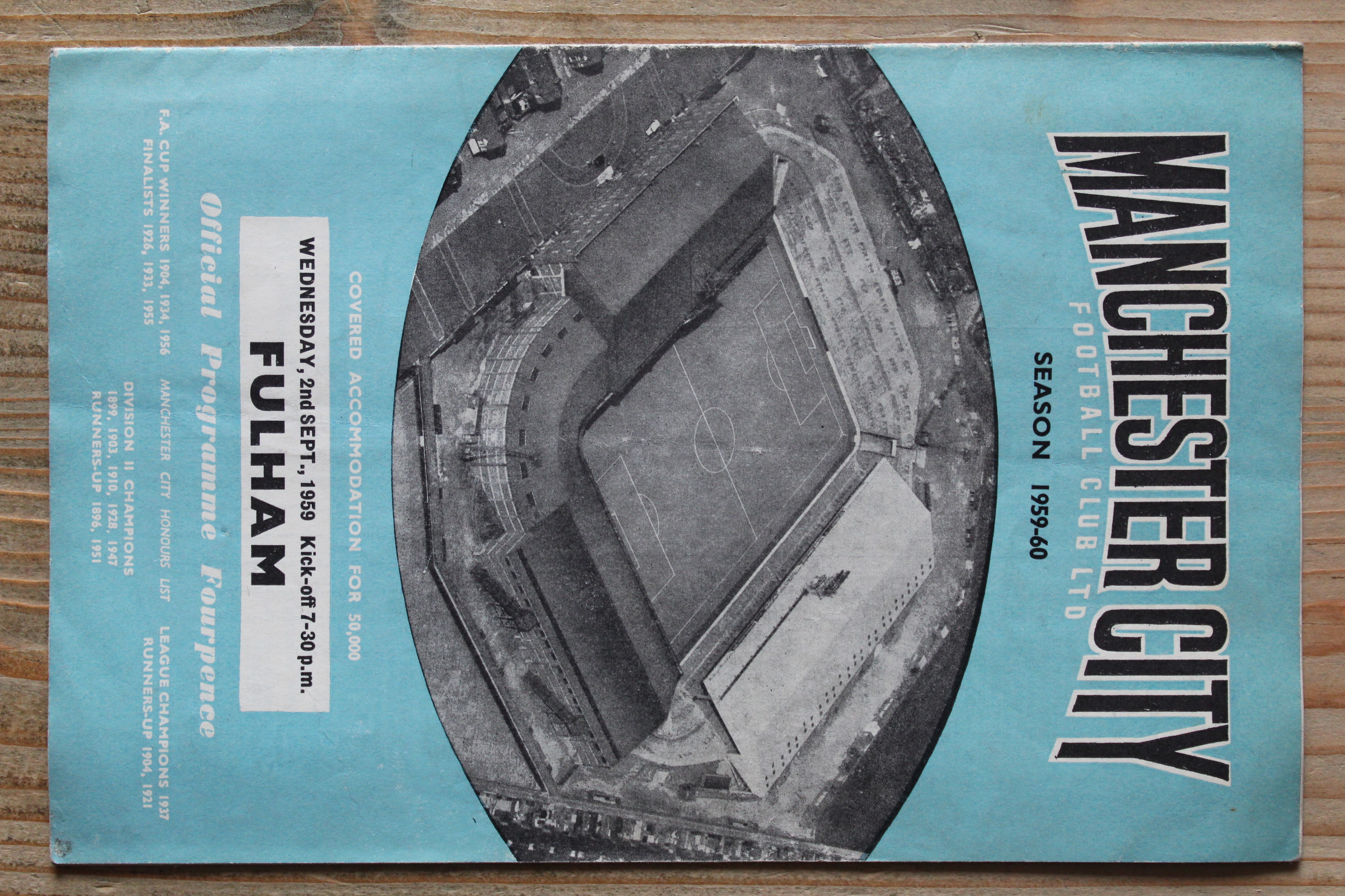 Manchester City FC v Fulham FC