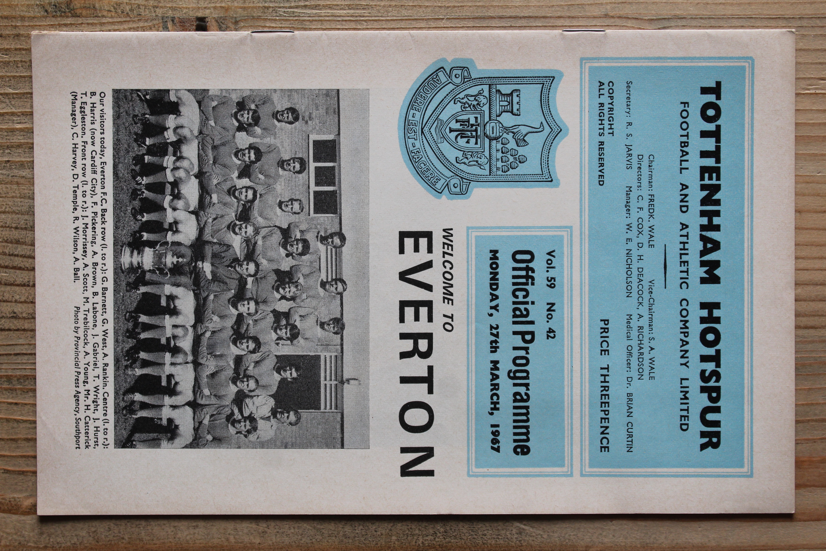Tottenham Hotspur FC v Everton FC