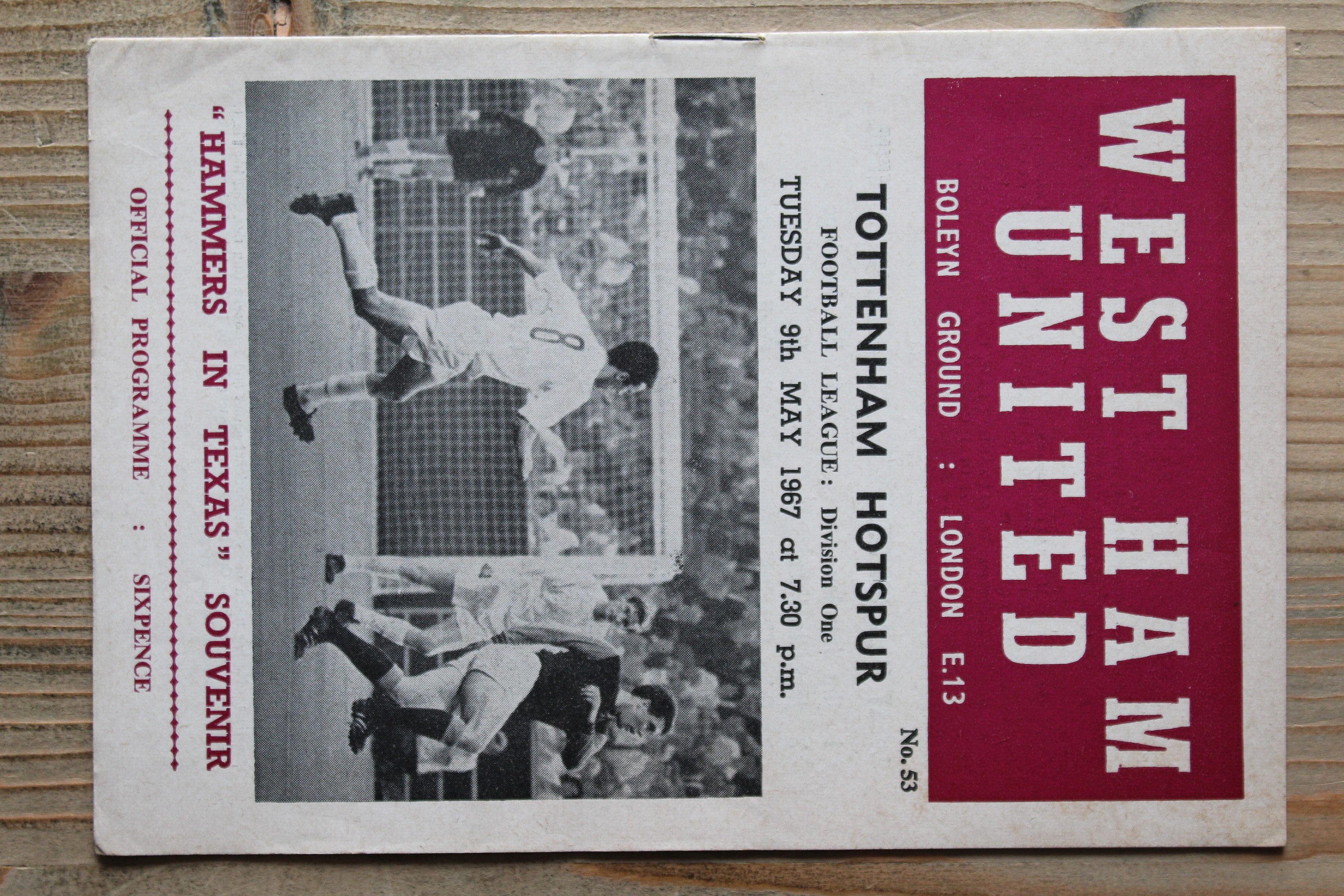 West Ham United FC v Tottenham Hotspur FC